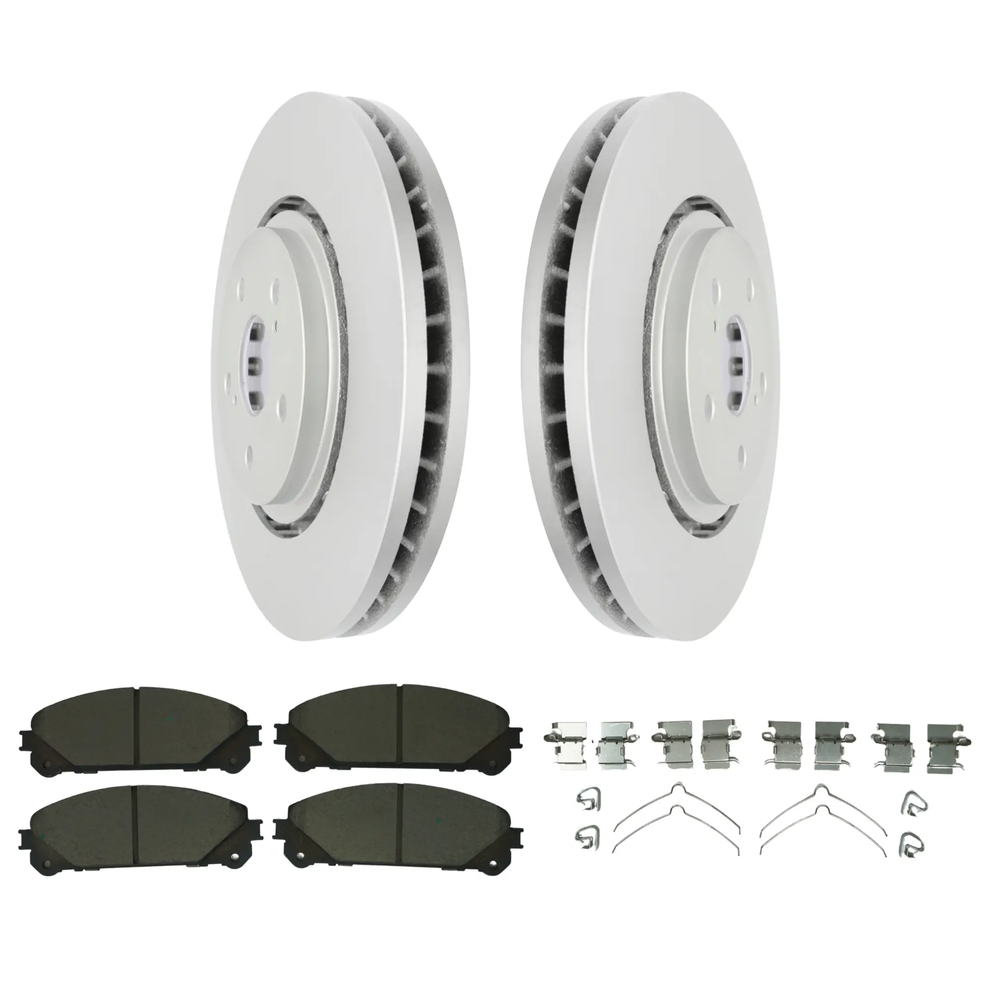 Coated Brake Rotor & Ceramic Pad Kit - image principale du produit
