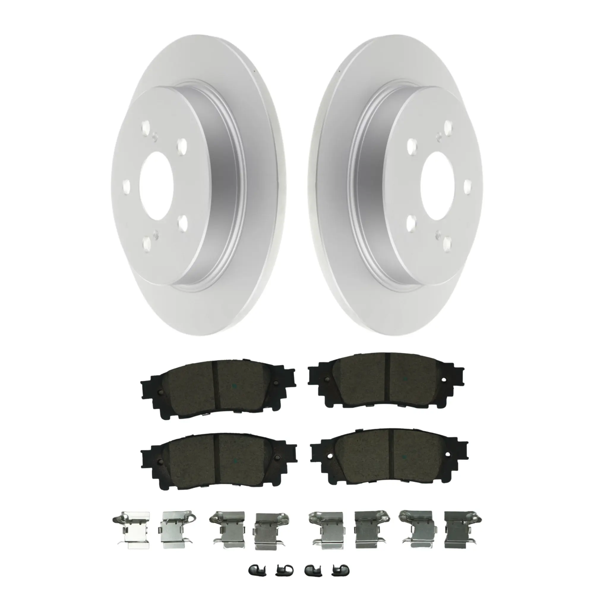 Coated Brake Rotor & Ceramic Pad Kit - image principale du produit