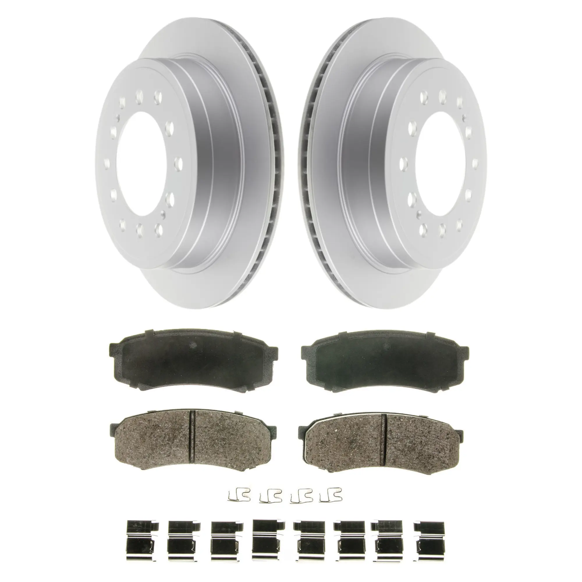 Coated Brake Rotor & Ceramic Pad Kit - image principale du produit