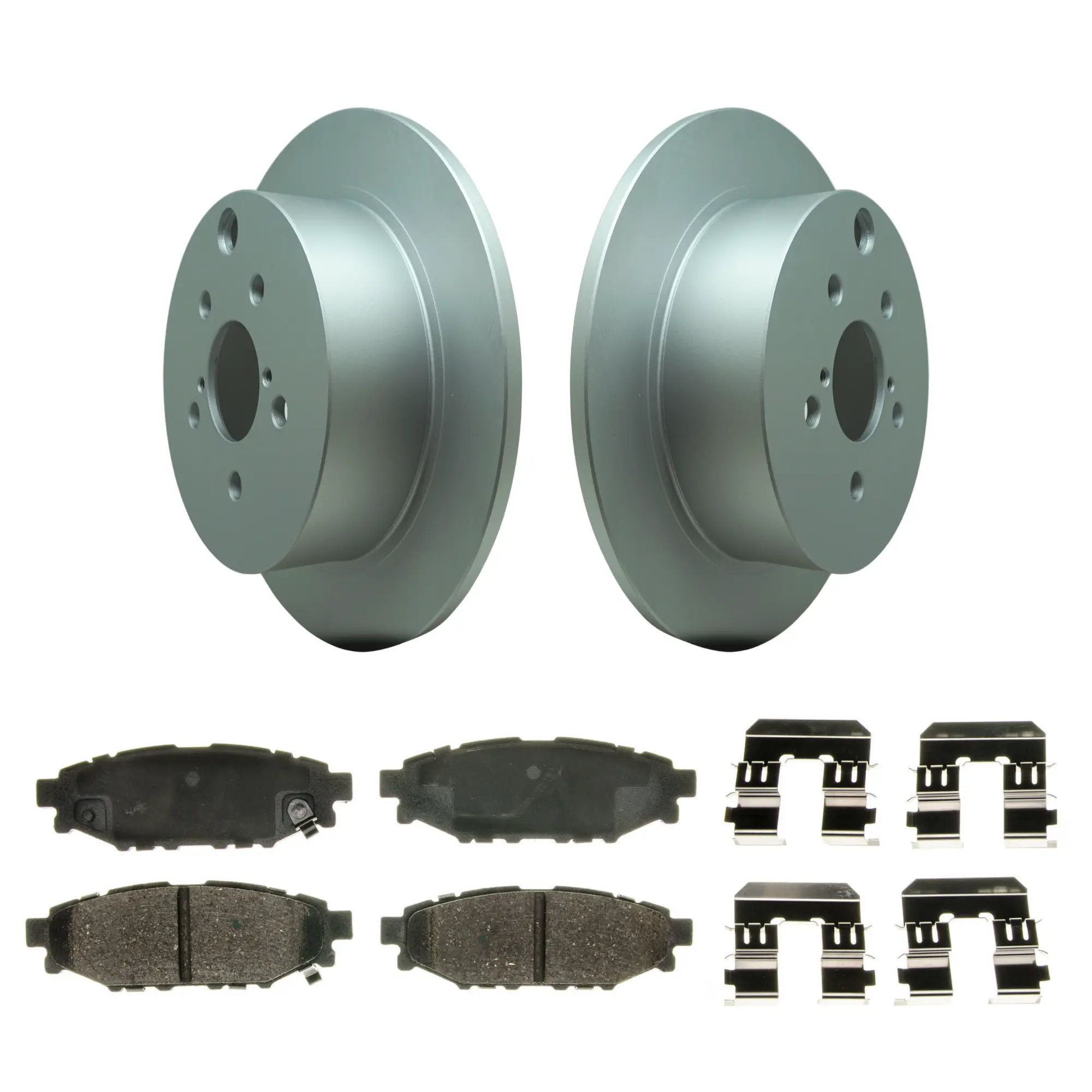 Coated Brake Rotor & Ceramic Pad Kit - image principale du produit