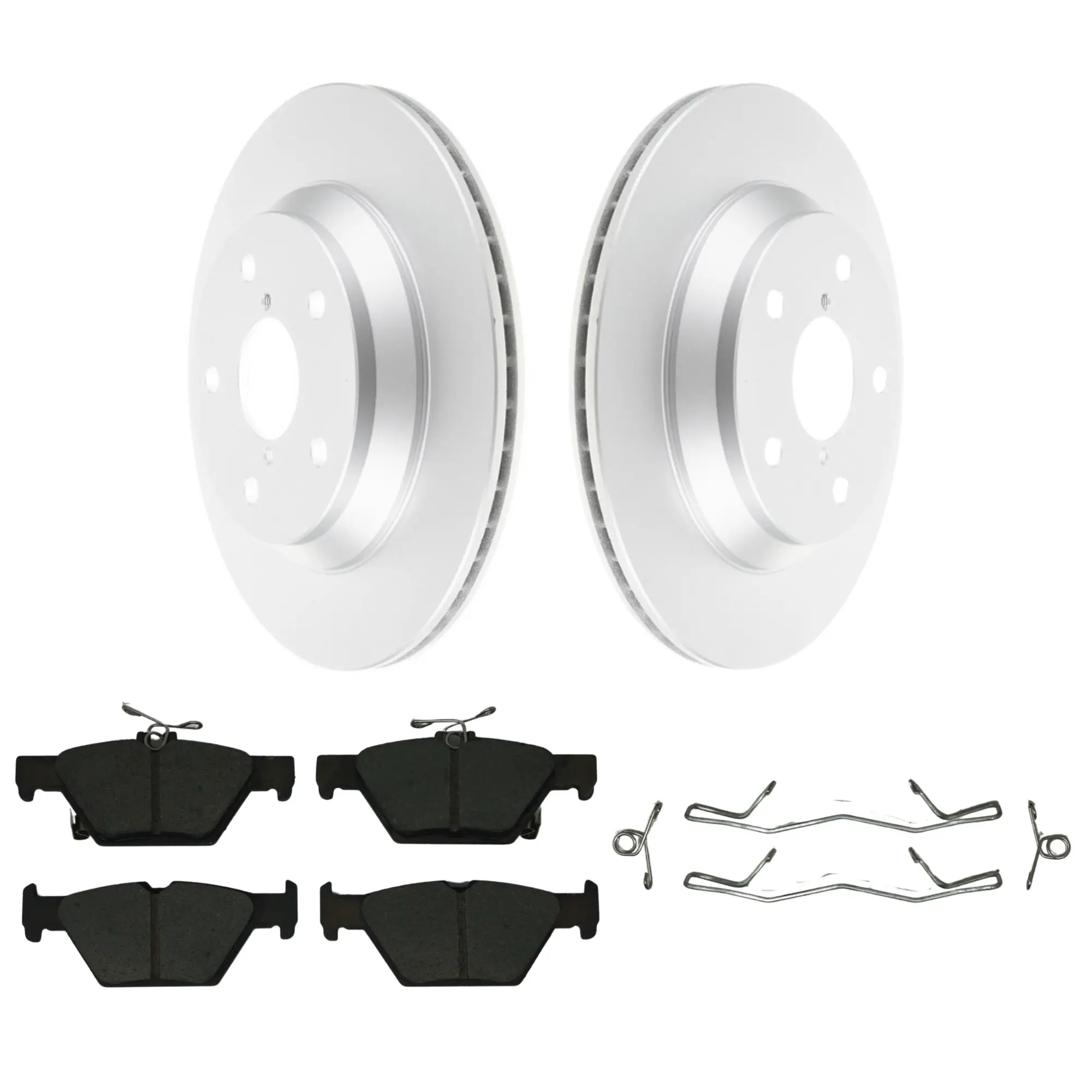 Coated Brake Rotor & Ceramic Pad Kit - image principale du produit