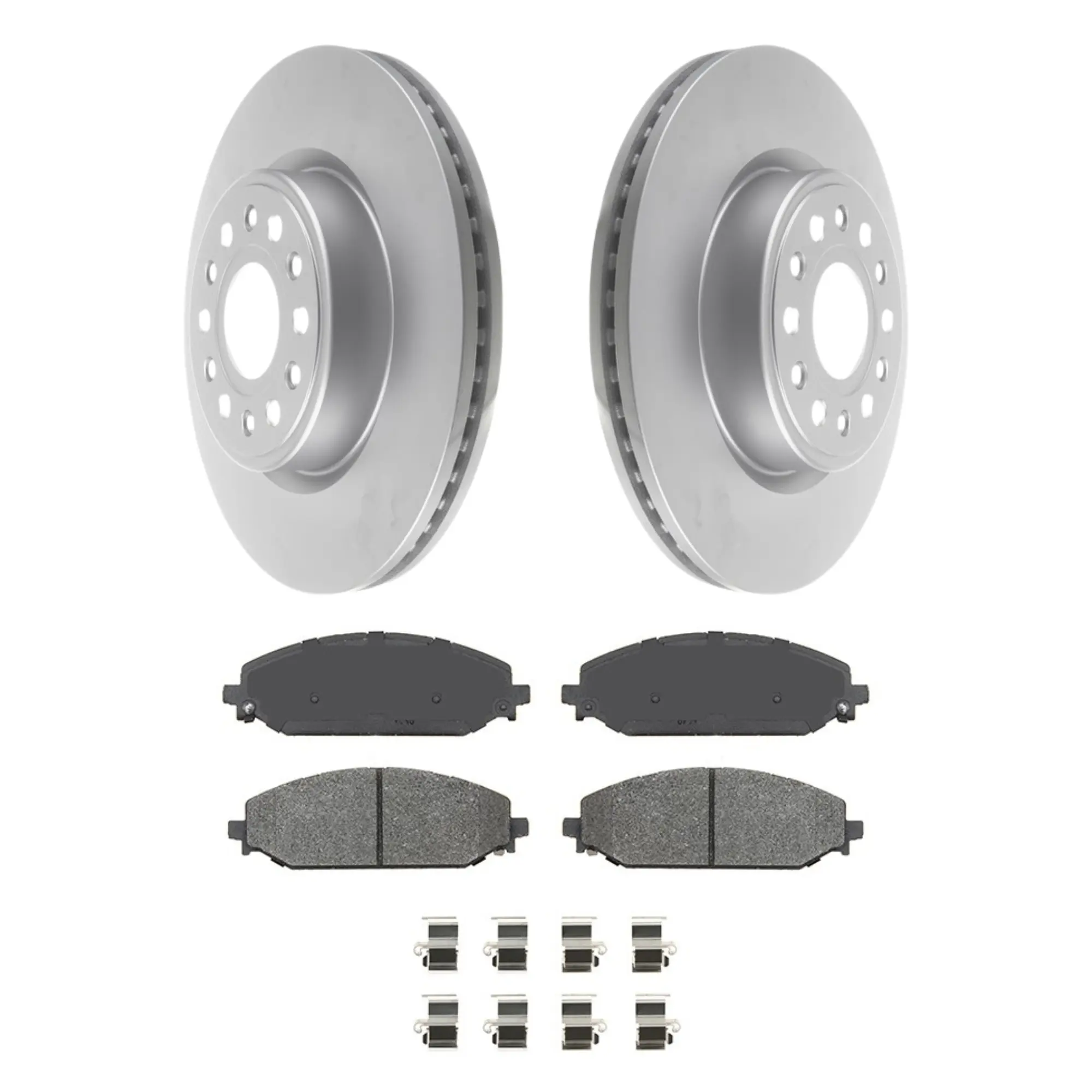 Coated Brake Rotor & Ceramic Pad Kit - image principale du produit