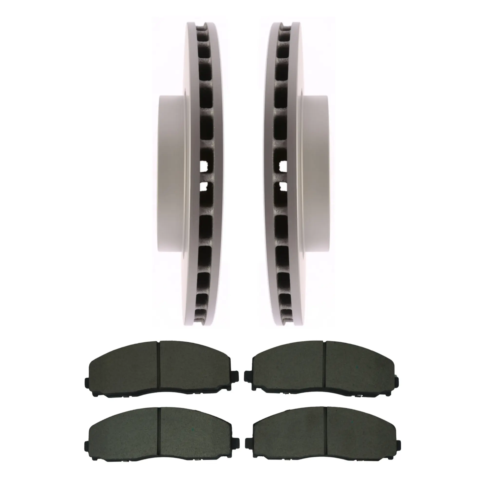 Coated Brake Rotor & Ceramic Pad Kit - image principale du produit