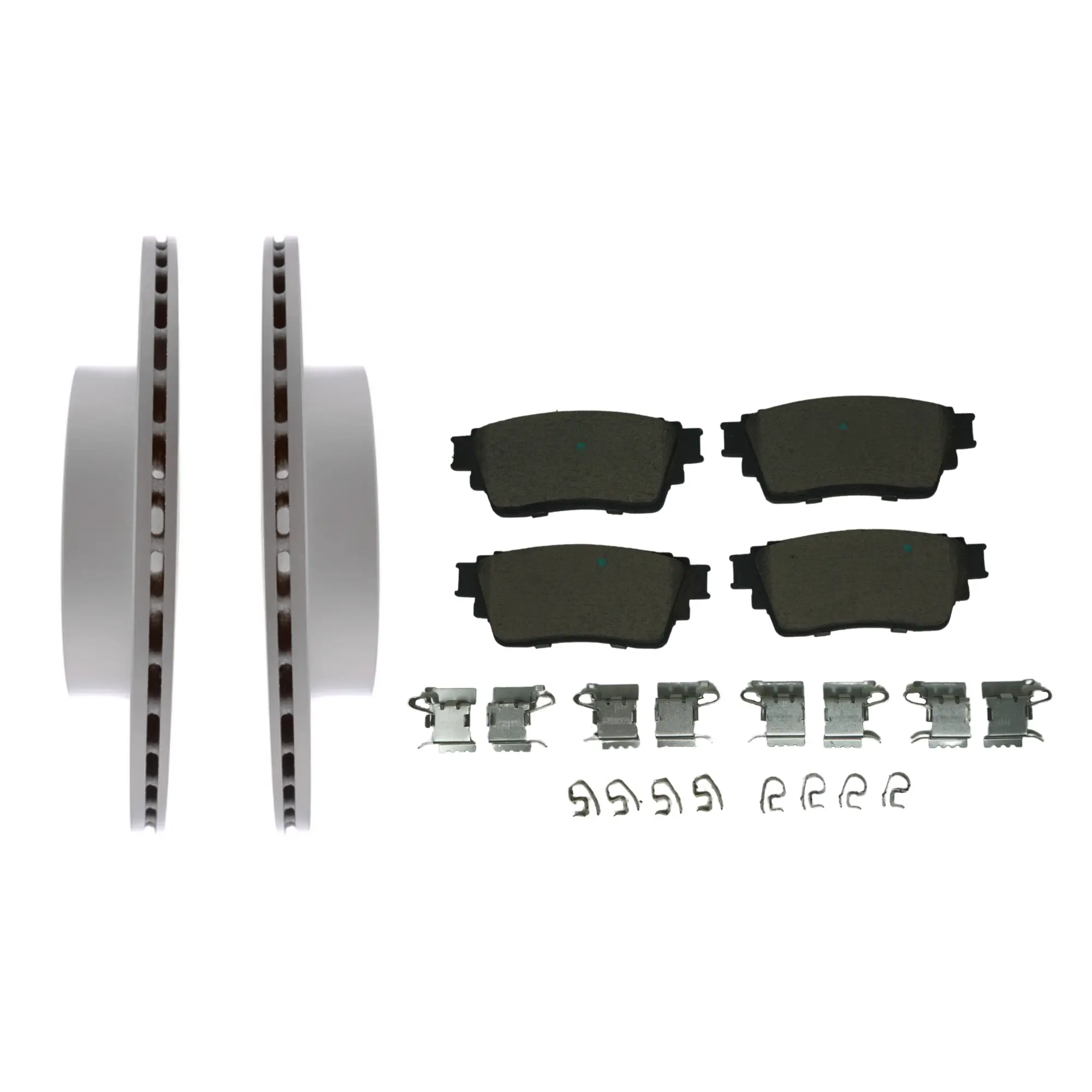 Coated Brake Rotor & Ceramic Pad Kit - main product image