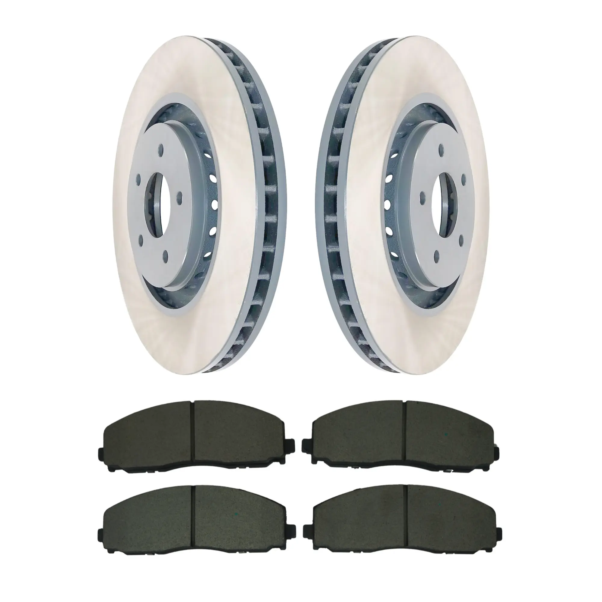 Coated Brake Rotor & Ceramic Pad Kit - image principale du produit