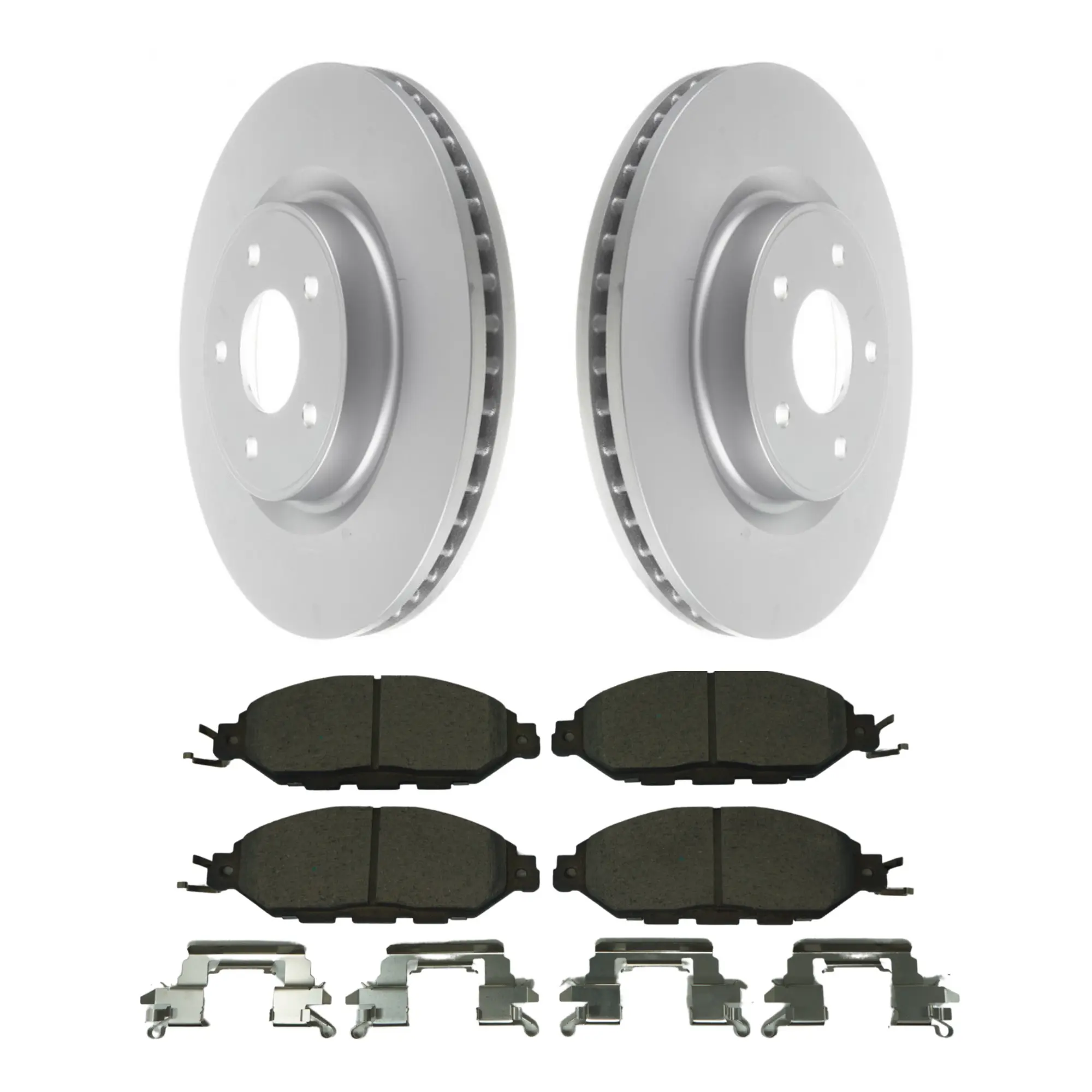 Coated Brake Rotor & Ceramic Pad Kit - image principale du produit