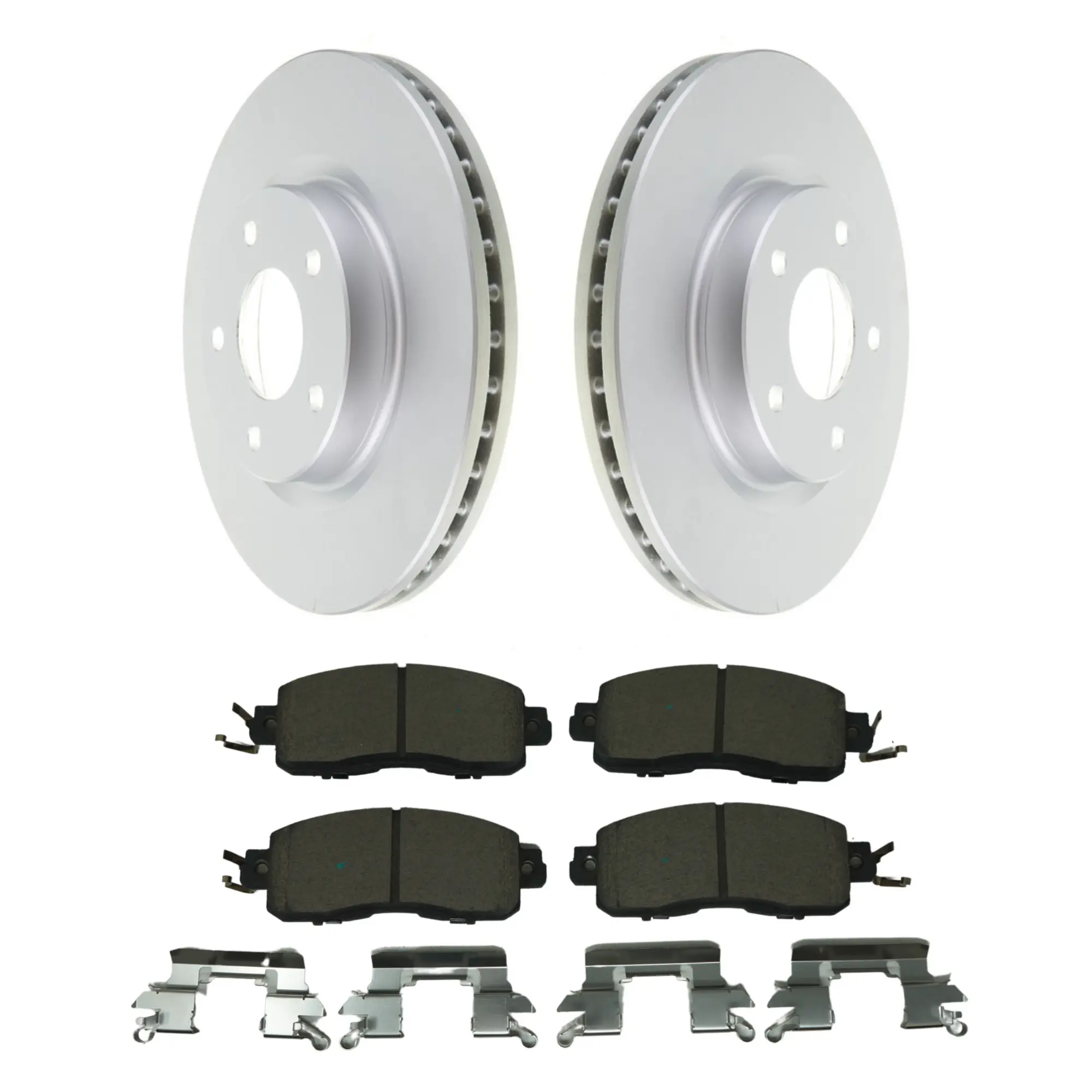 Coated Brake Rotor & Ceramic Pad Kit - image principale du produit