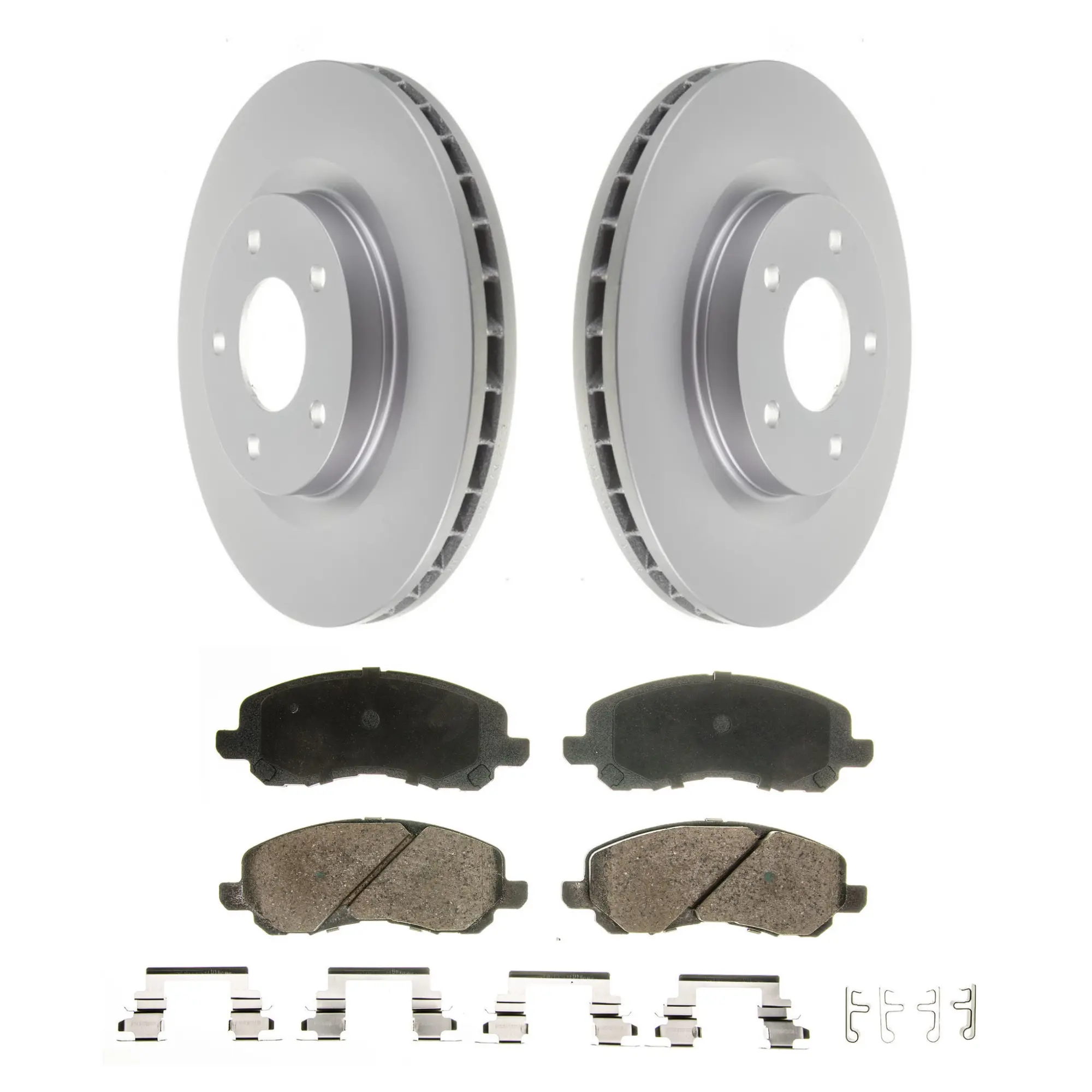 Coated Brake Rotor & Ceramic Pad Kit - image principale du produit