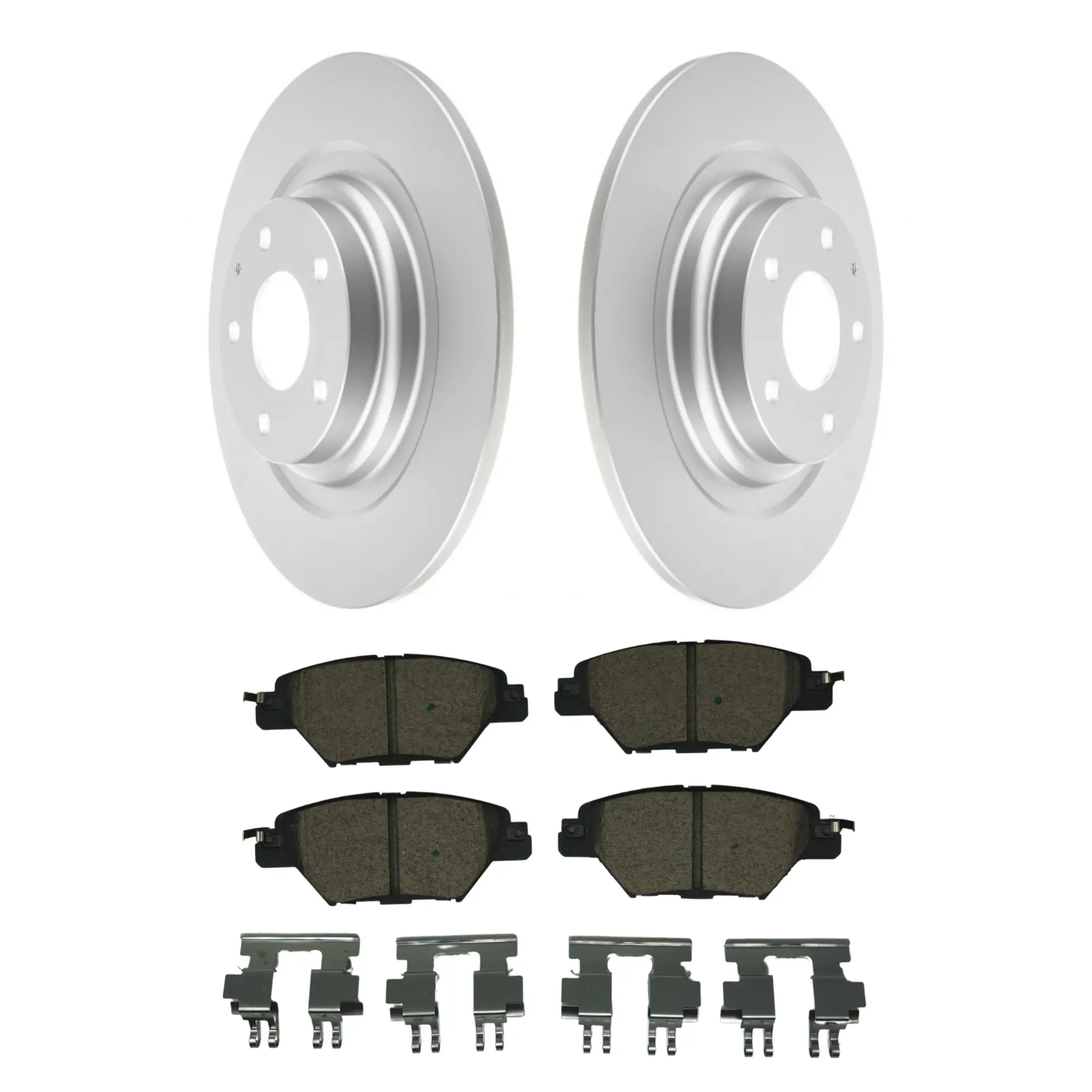Coated Brake Rotor & Ceramic Pad Kit - image principale du produit