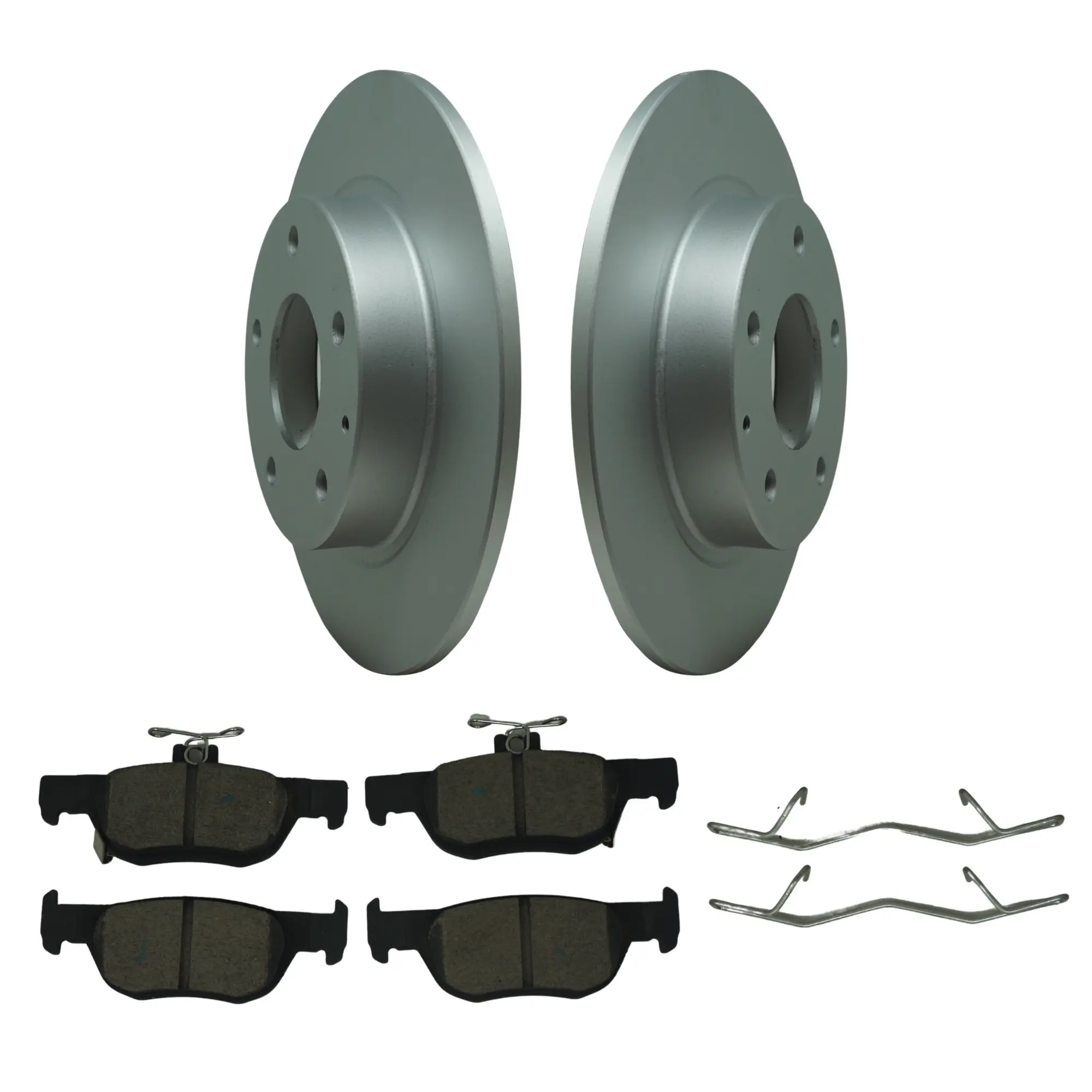 Coated Brake Rotor & Ceramic Pad Kit - main product image