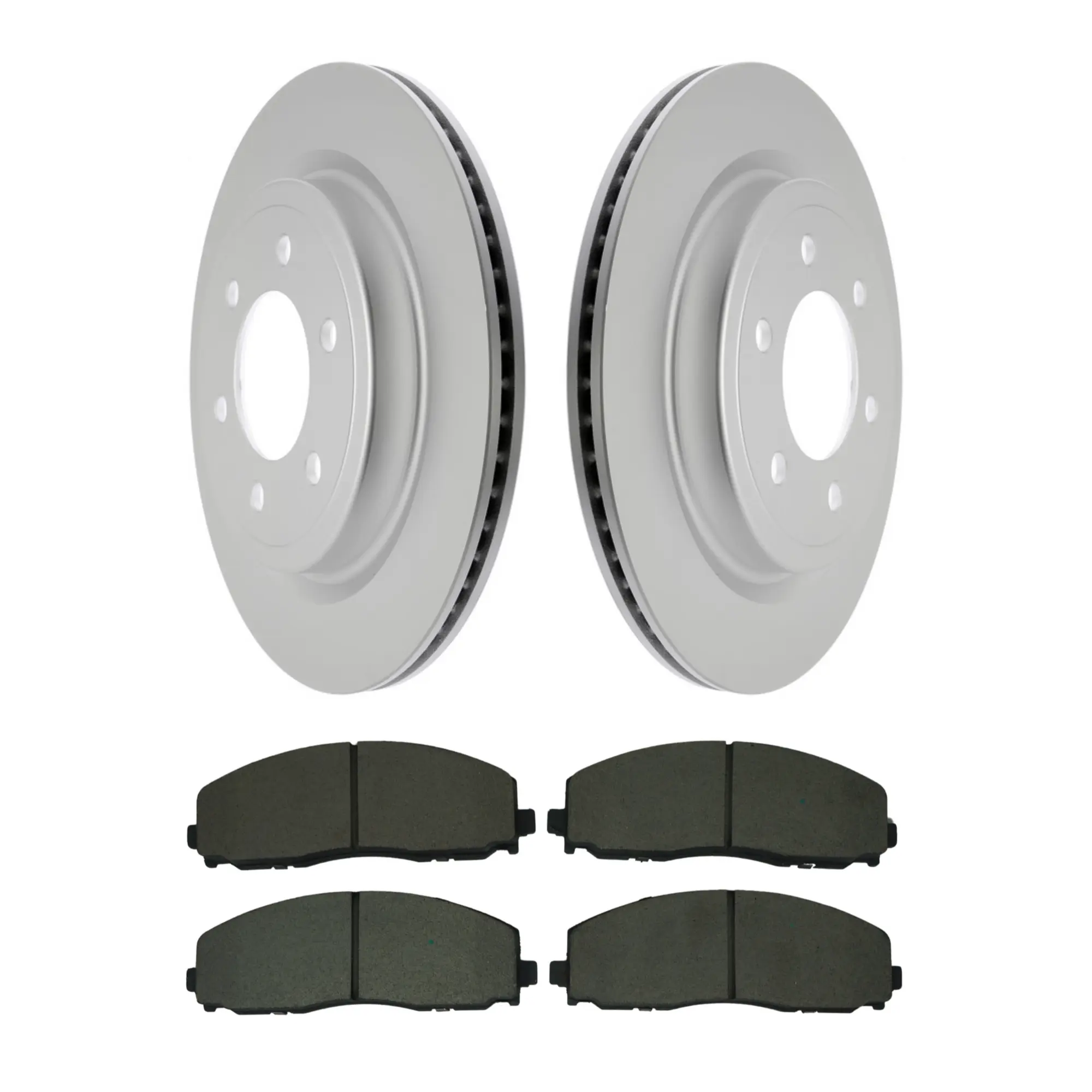 Coated Brake Rotor & Ceramic Pad Kit - image principale du produit