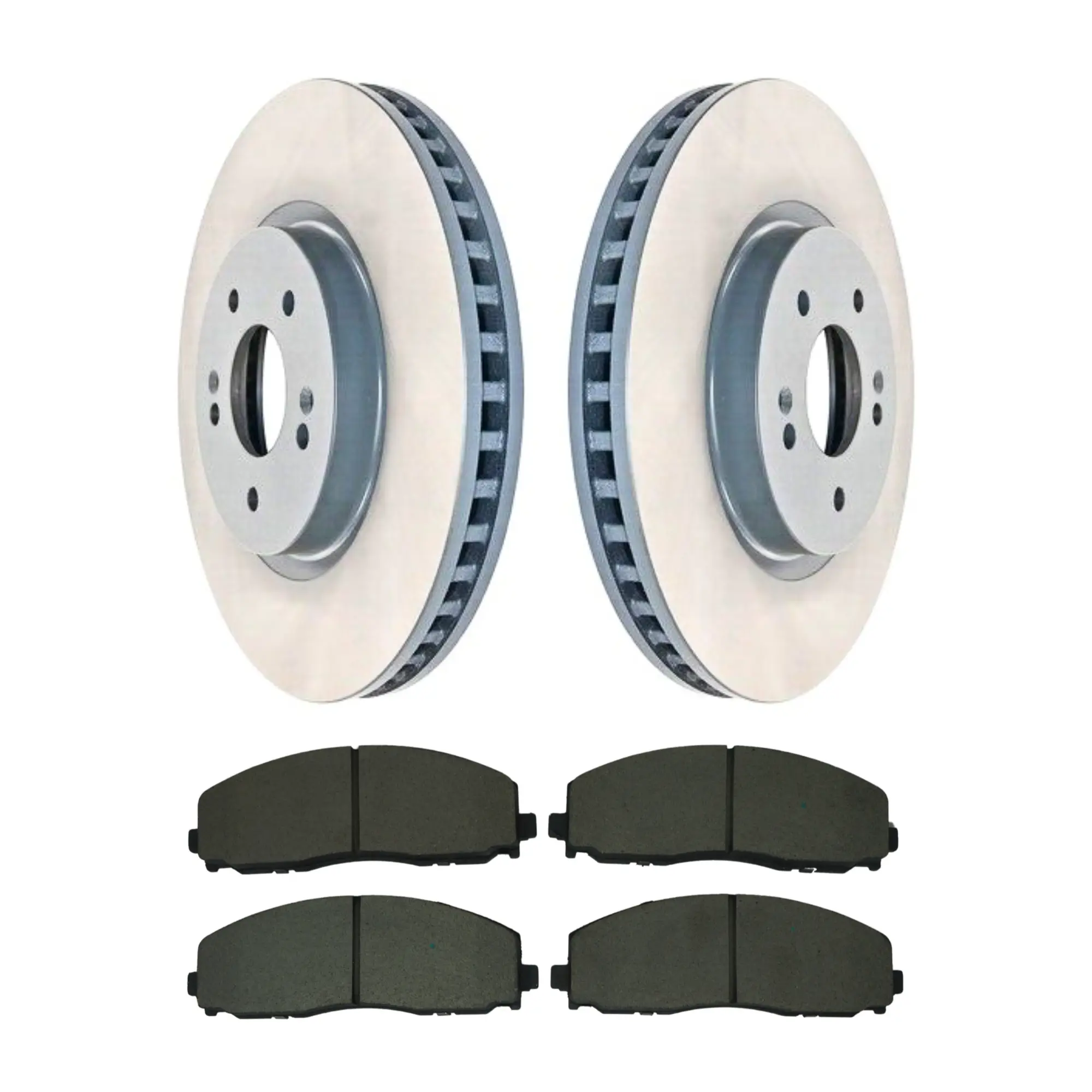 Coated Brake Rotor & Ceramic Pad Kit - image principale du produit