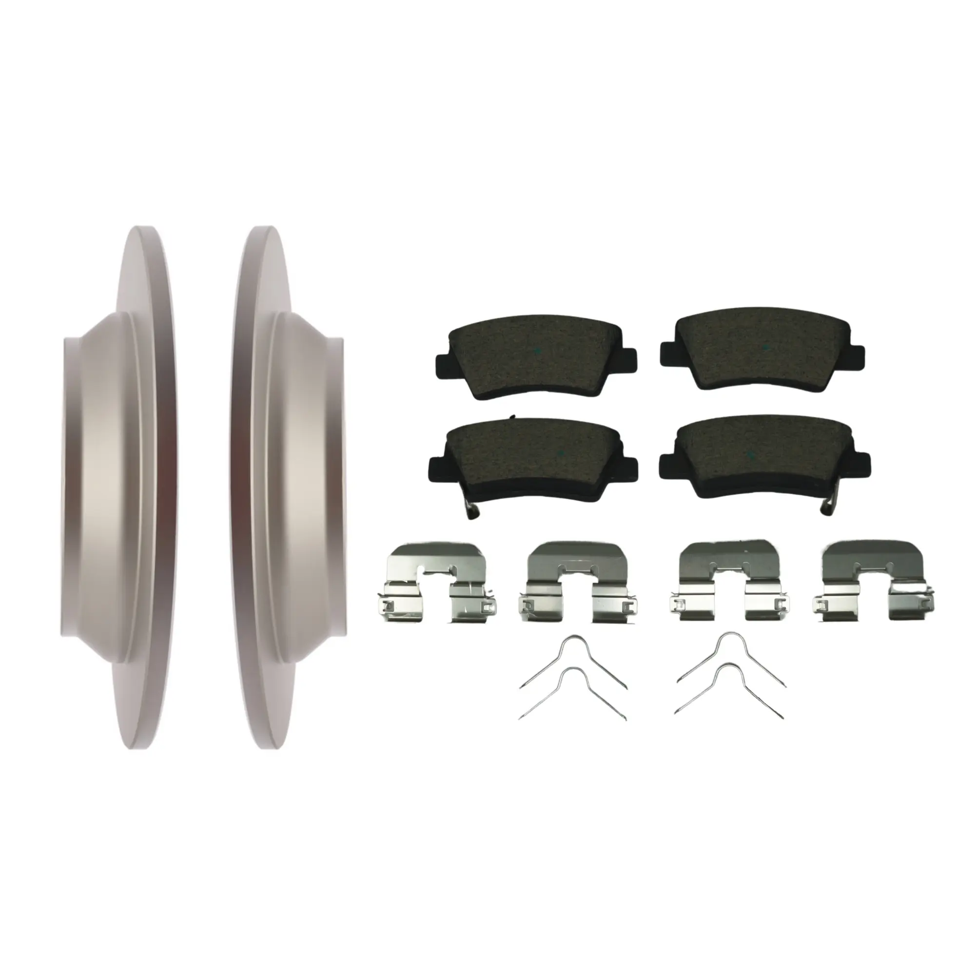 Coated Brake Rotor & Ceramic Pad Kit - image principale du produit