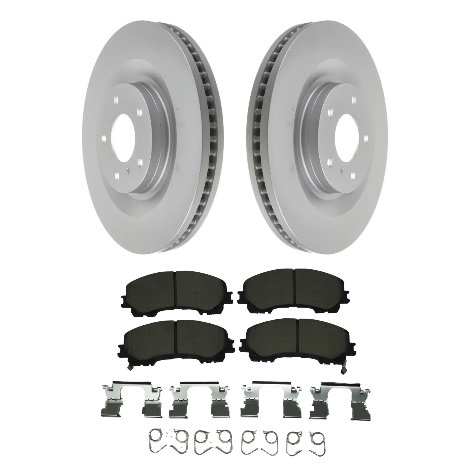 Coated Brake Rotor & Ceramic Pad Kit - main product image
