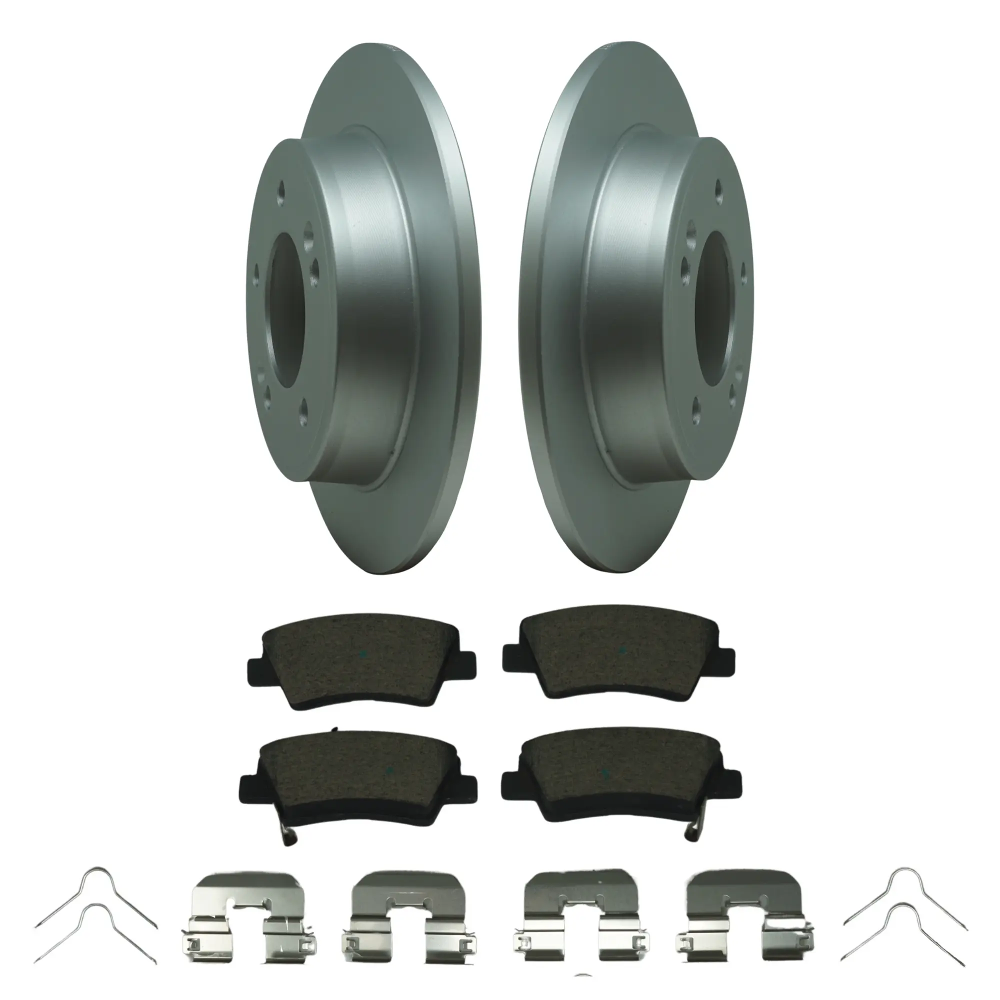 Coated Brake Rotor & Ceramic Pad Kit - image principale du produit