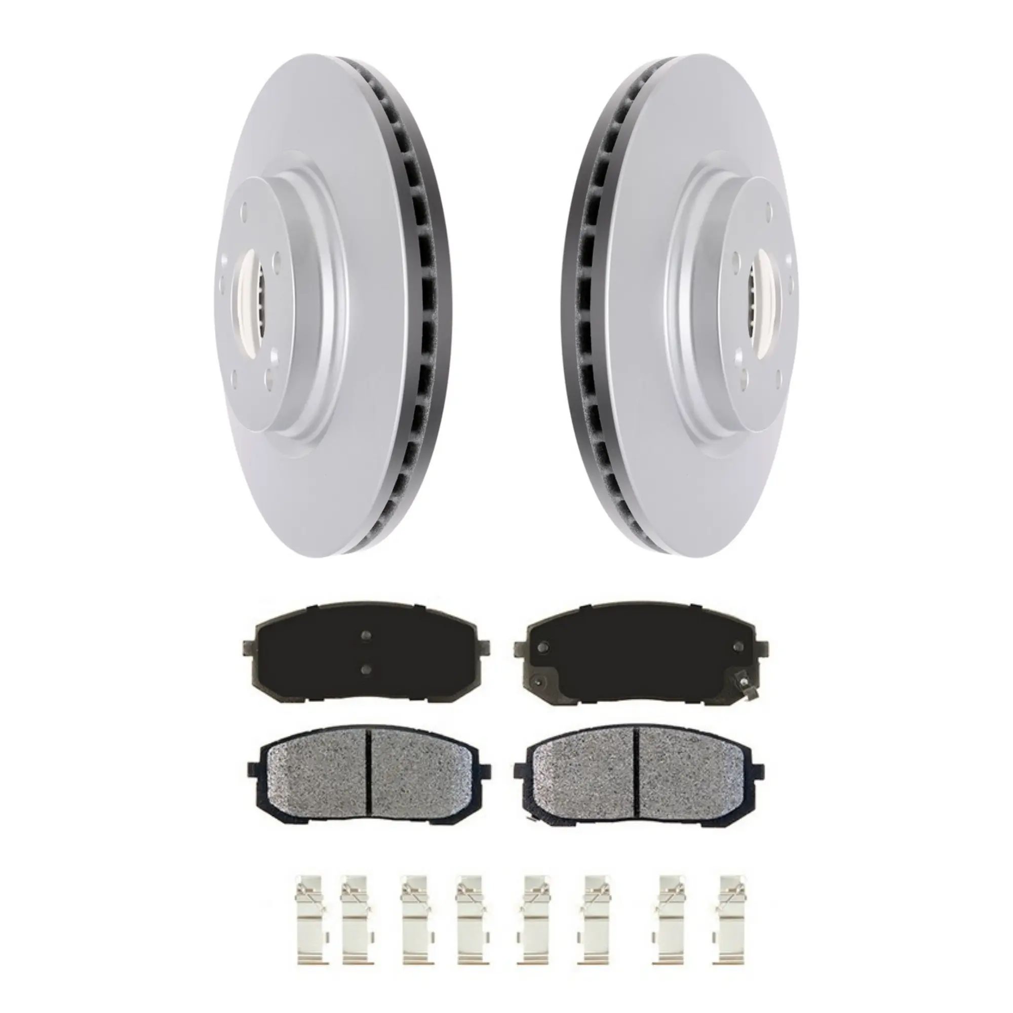 Coated Brake Rotor & Ceramic Pad Kit - image principale du produit