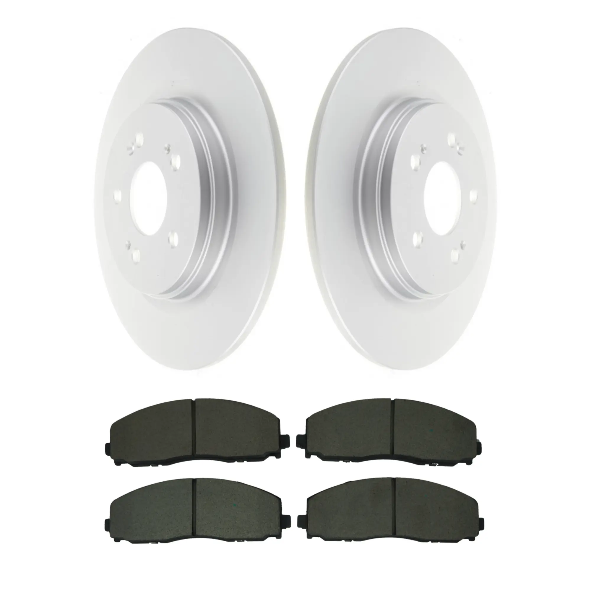 Coated Brake Rotor & Ceramic Pad Kit - image principale du produit