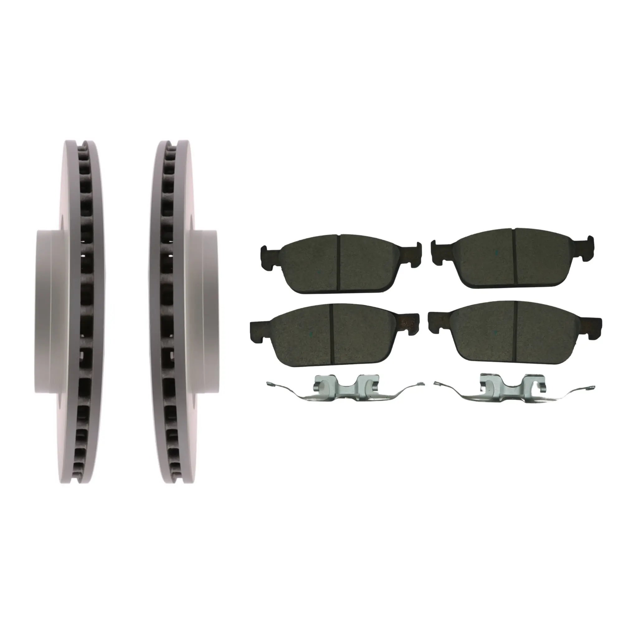 Coated Brake Rotor & Ceramic Pad Kit - image principale du produit
