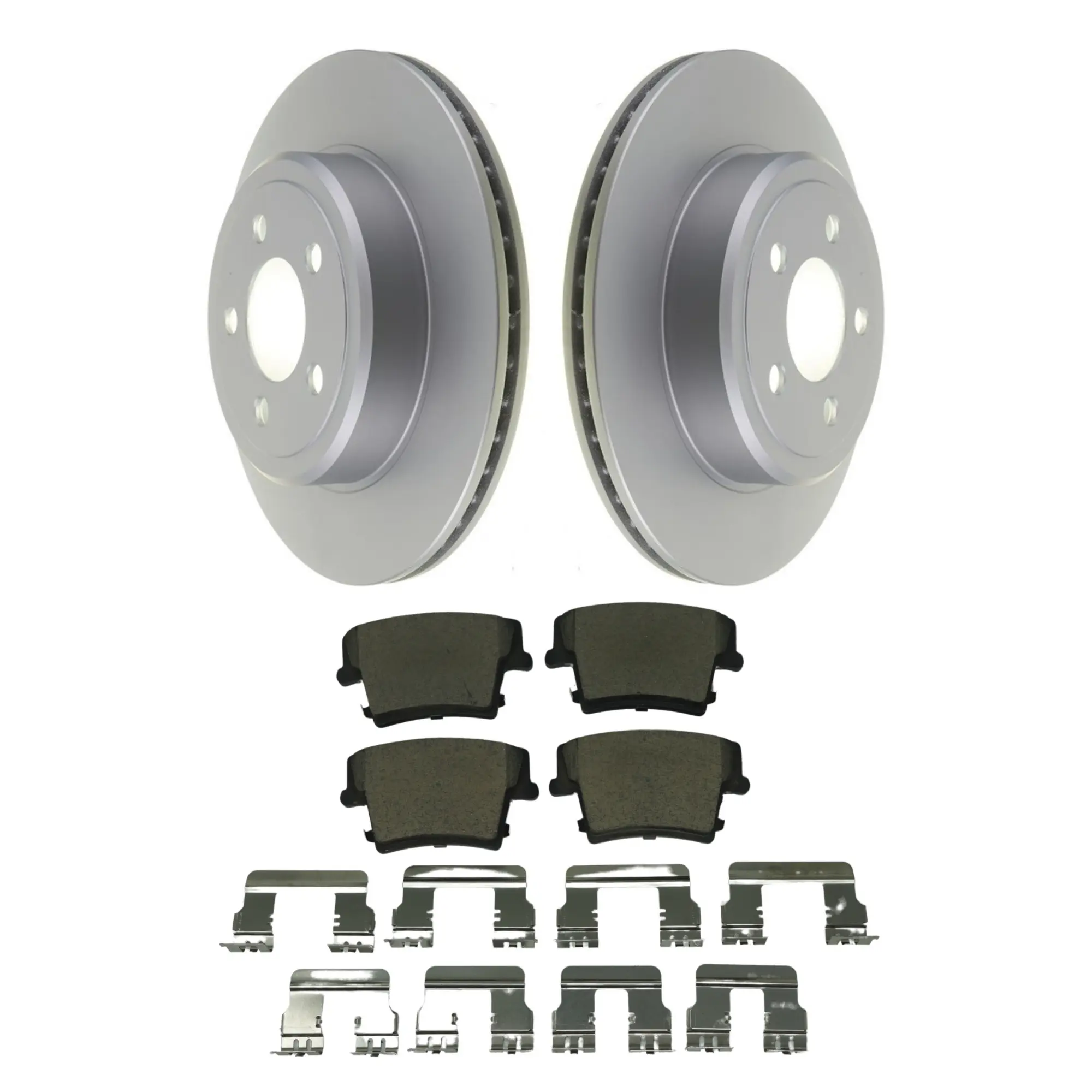 Coated Brake Rotor & Ceramic Pad Kit - image principale du produit