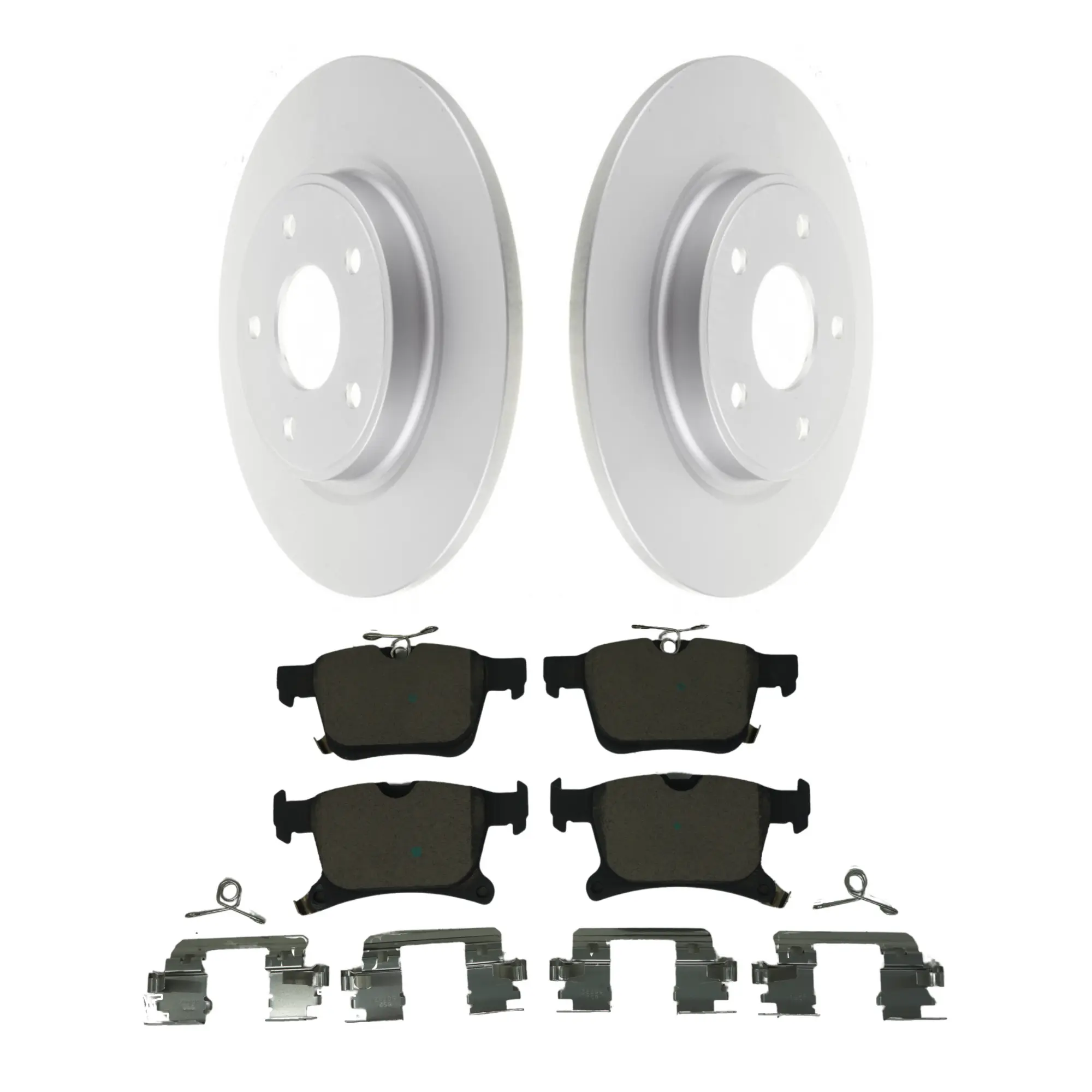 Coated Brake Rotor & Ceramic Pad Kit - image principale du produit
