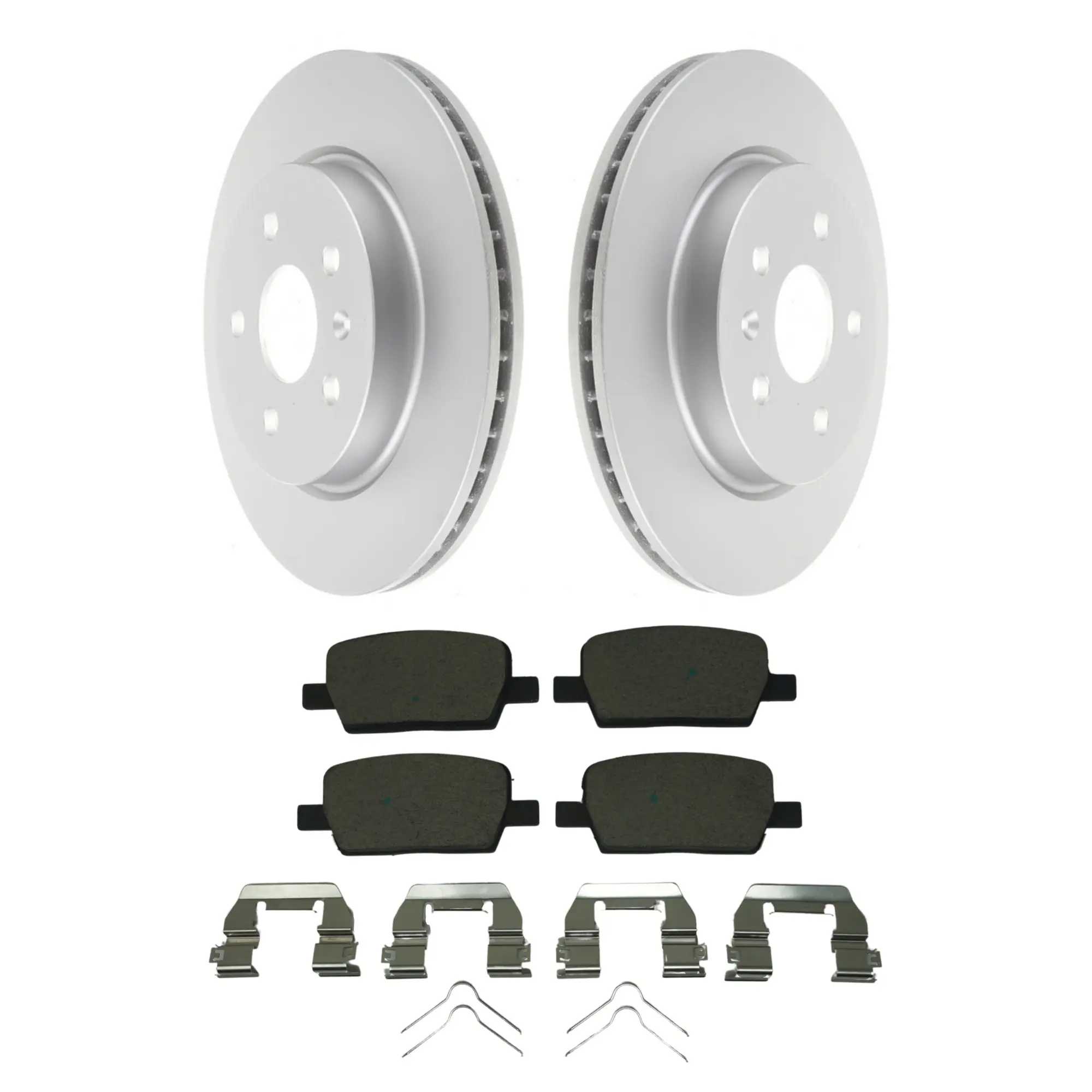 Coated Brake Rotor & Ceramic Pad Kit - image principale du produit