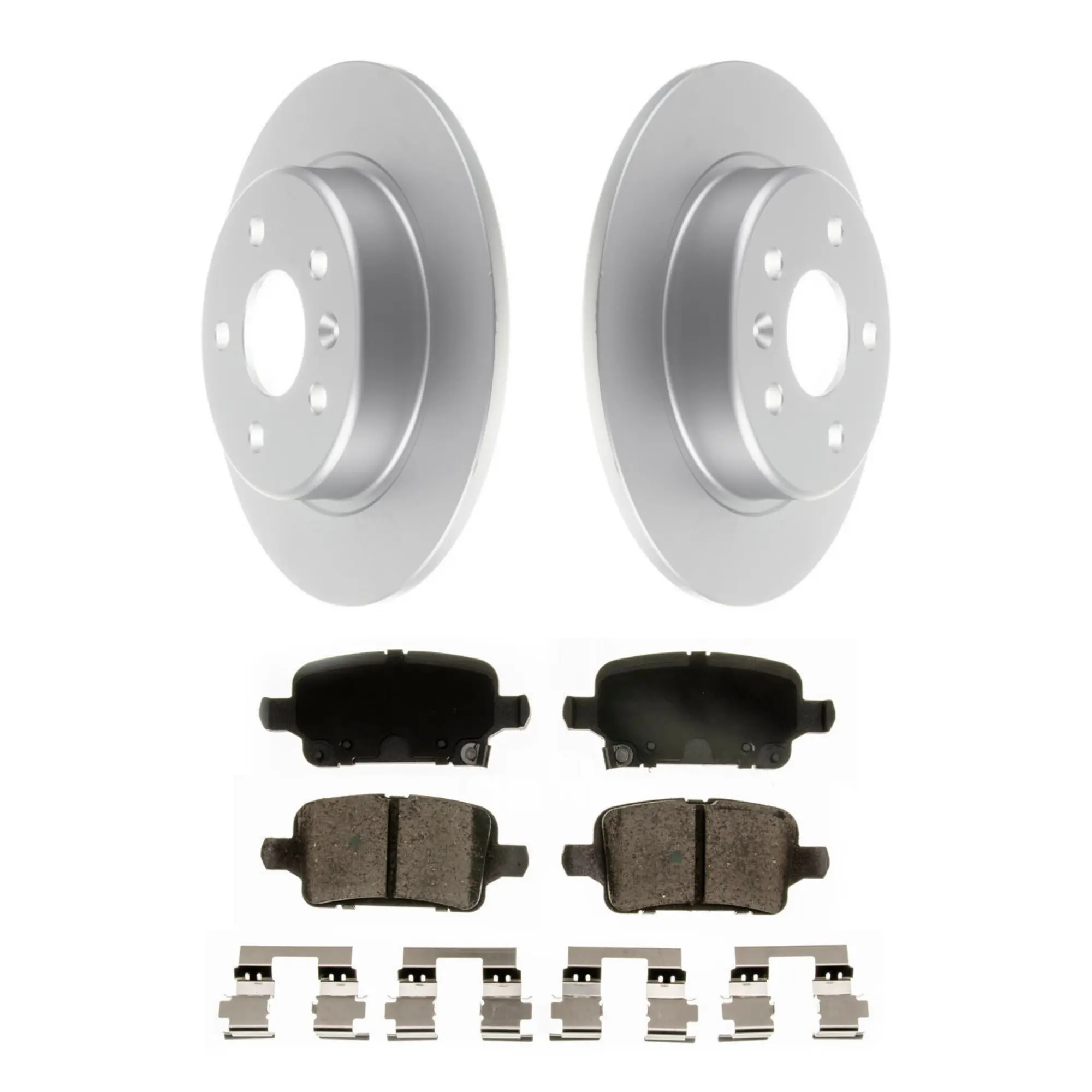 Coated Brake Rotor & Ceramic Pad Kit - image principale du produit