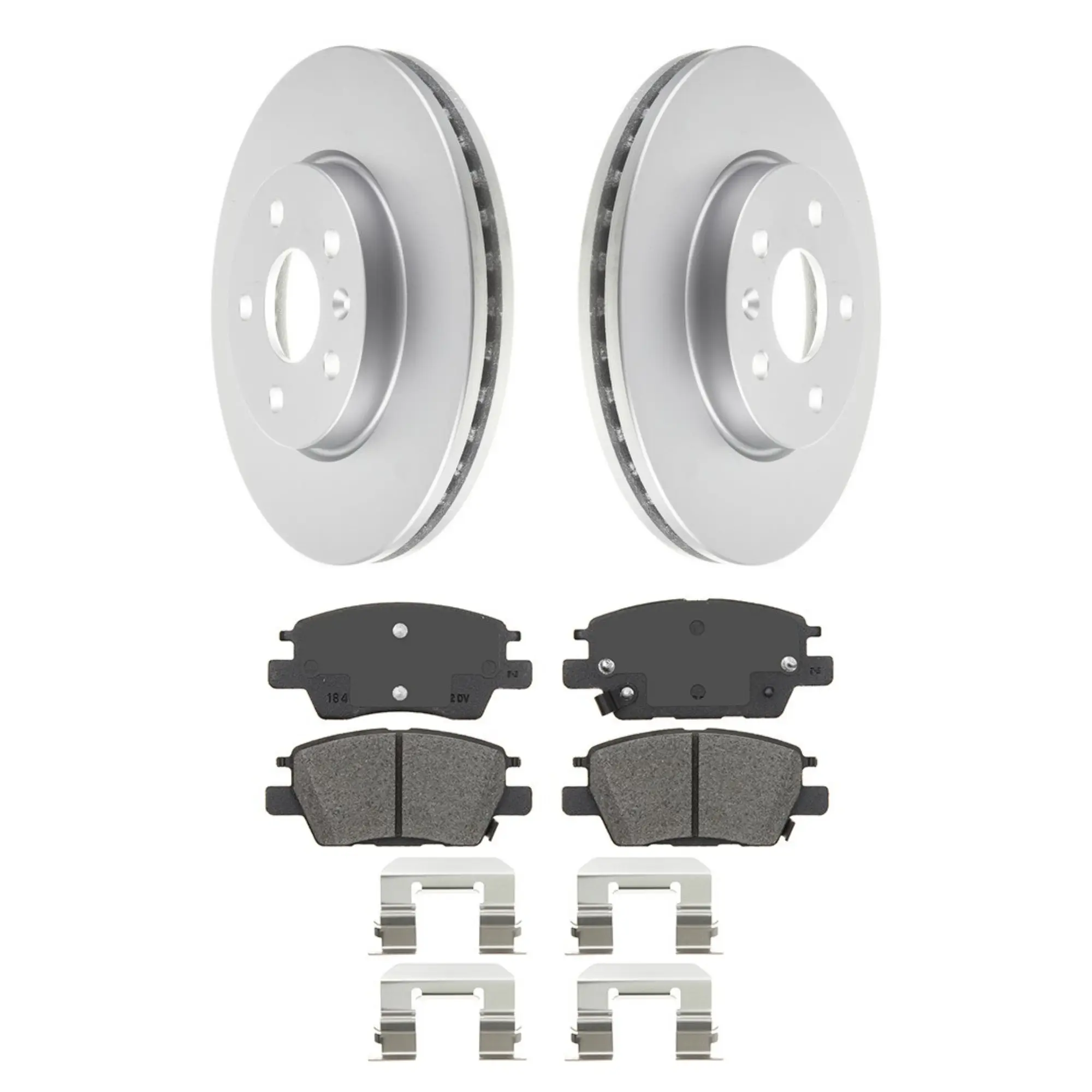 Coated Brake Rotor & Ceramic Pad Kit - image principale du produit