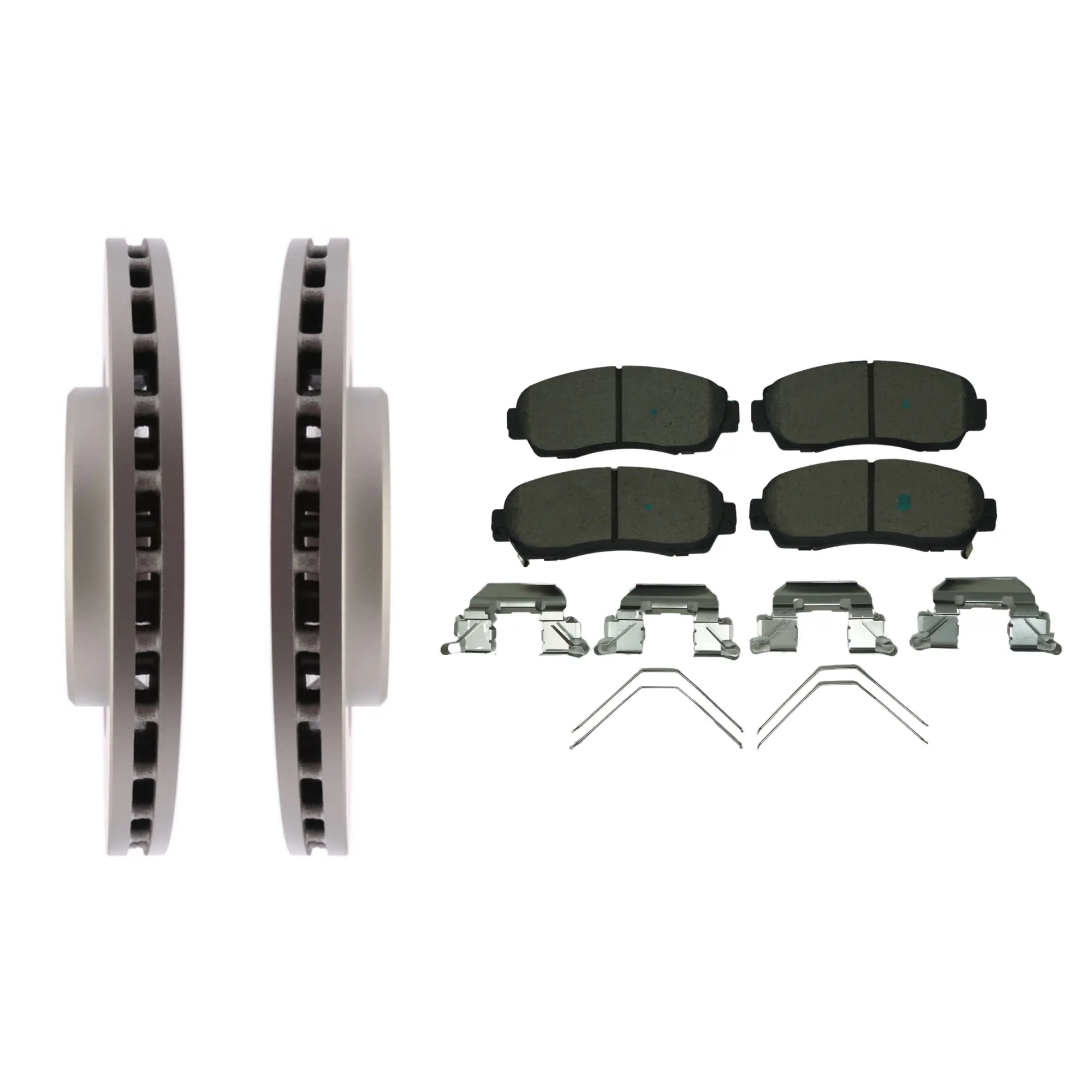 Coated Brake Rotor & Ceramic Pad Kit - image principale du produit