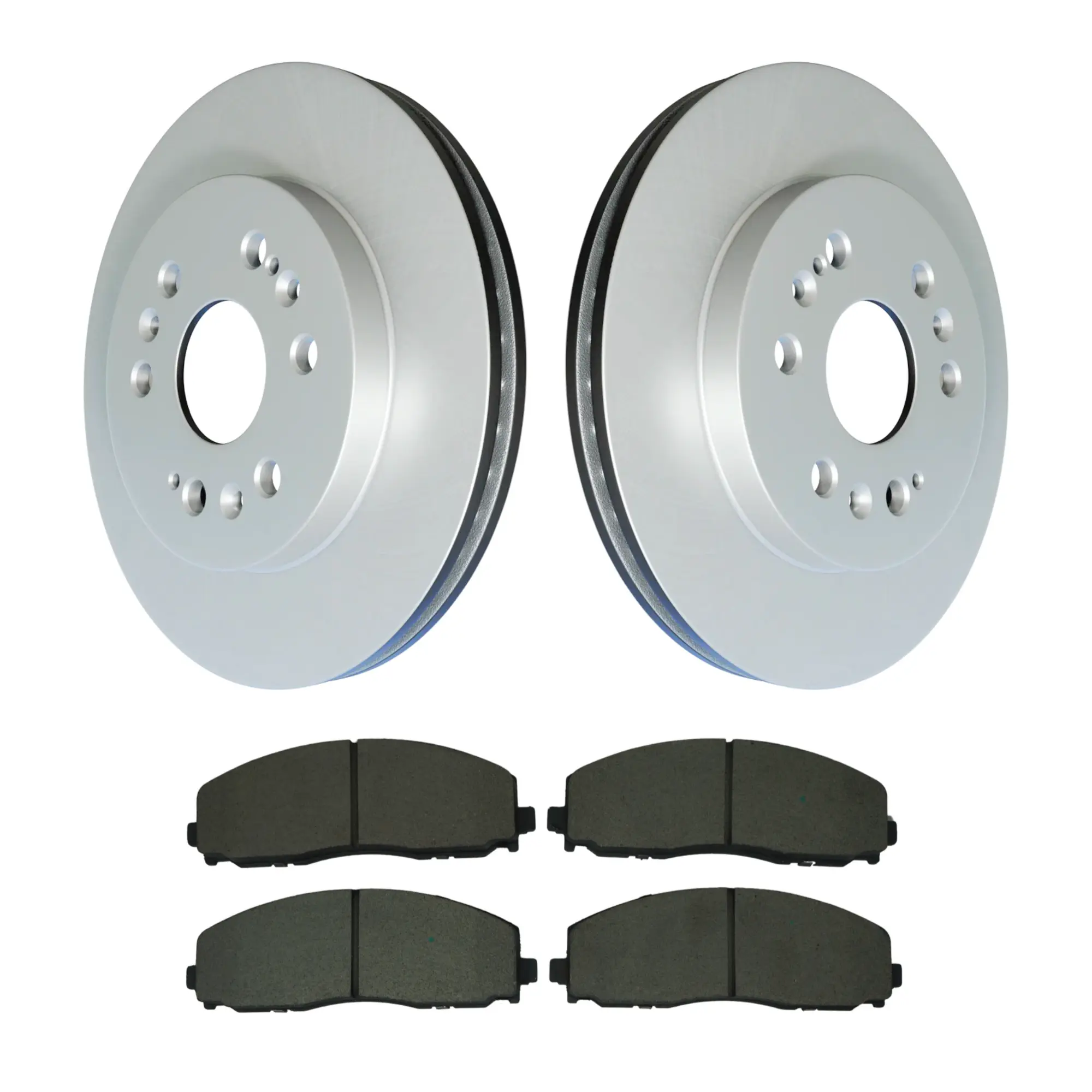 Coated Brake Rotor & Ceramic Pad Kit - image principale du produit
