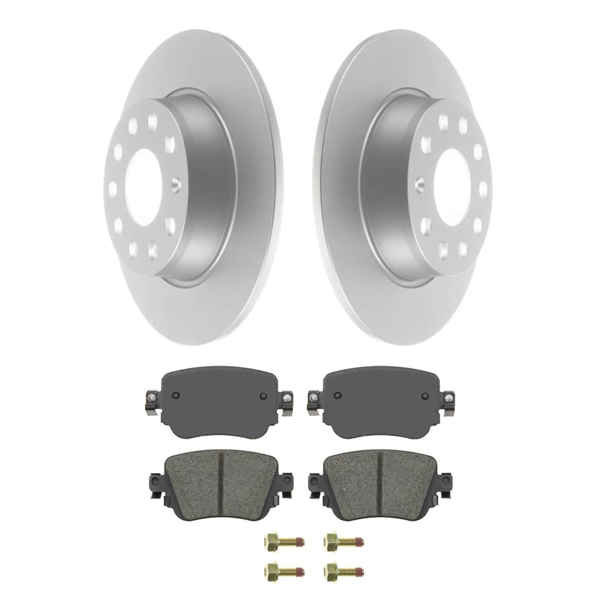 Coated Brake Rotor & Ceramic Pad Kit - main product image