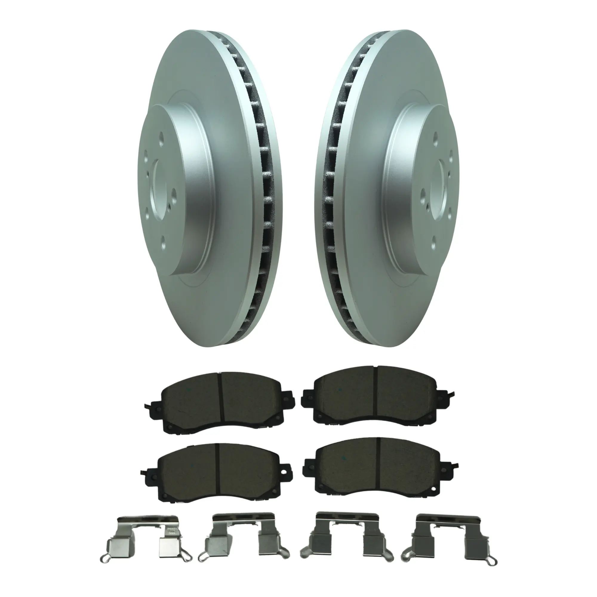 Coated Brake Rotor & Ceramic Pad Kit - image principale du produit