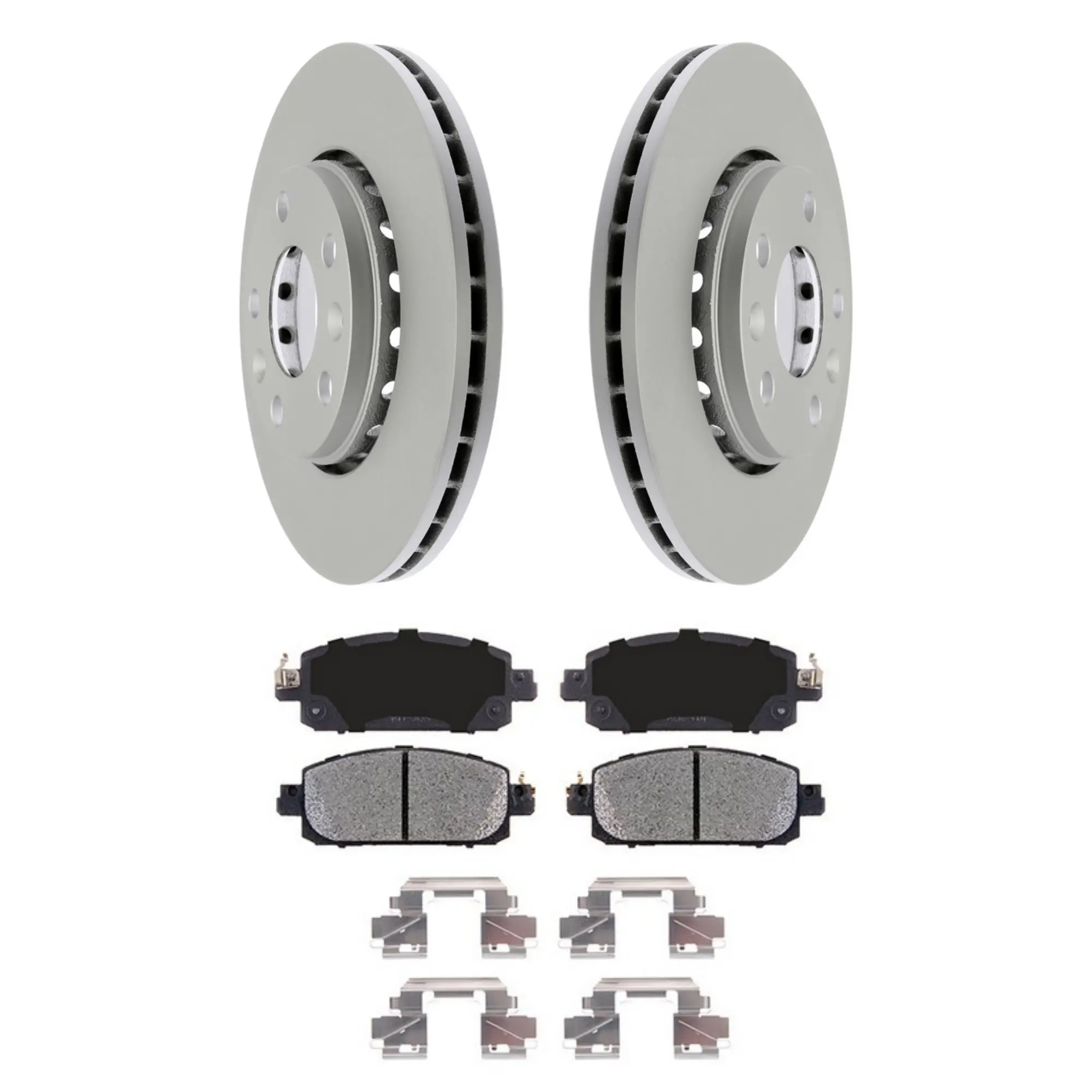 Coated Brake Rotor & Ceramic Pad Kit - image principale du produit