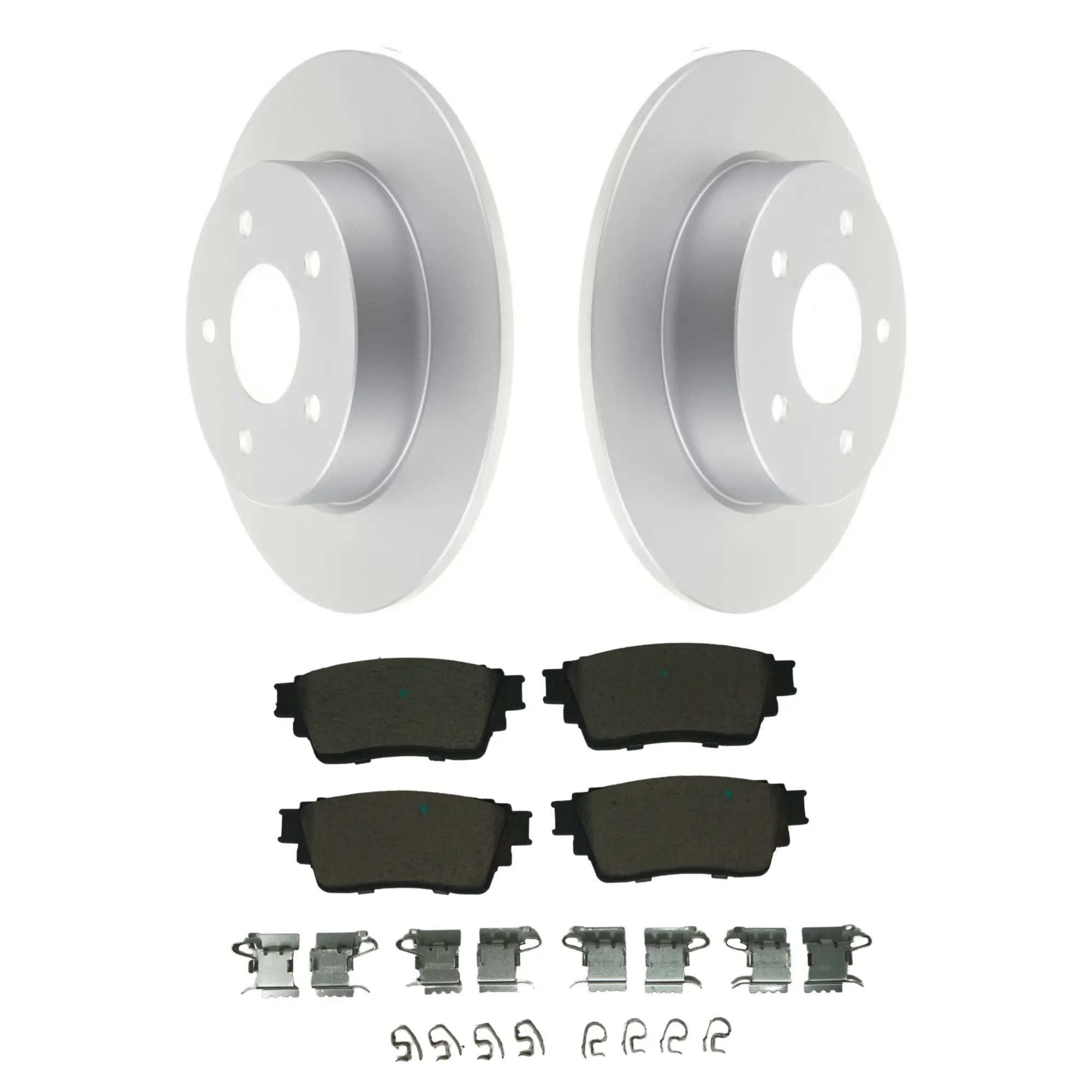 Coated Brake Rotor & Ceramic Pad Kit - image principale du produit