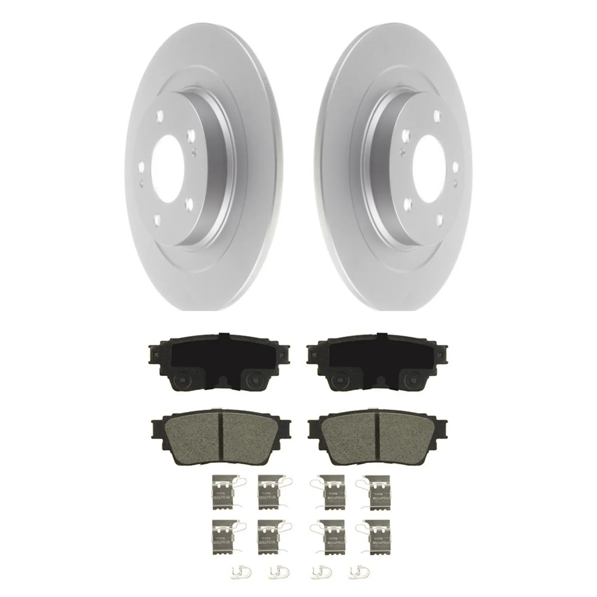 Coated Brake Rotor & Ceramic Pad Kit - image principale du produit
