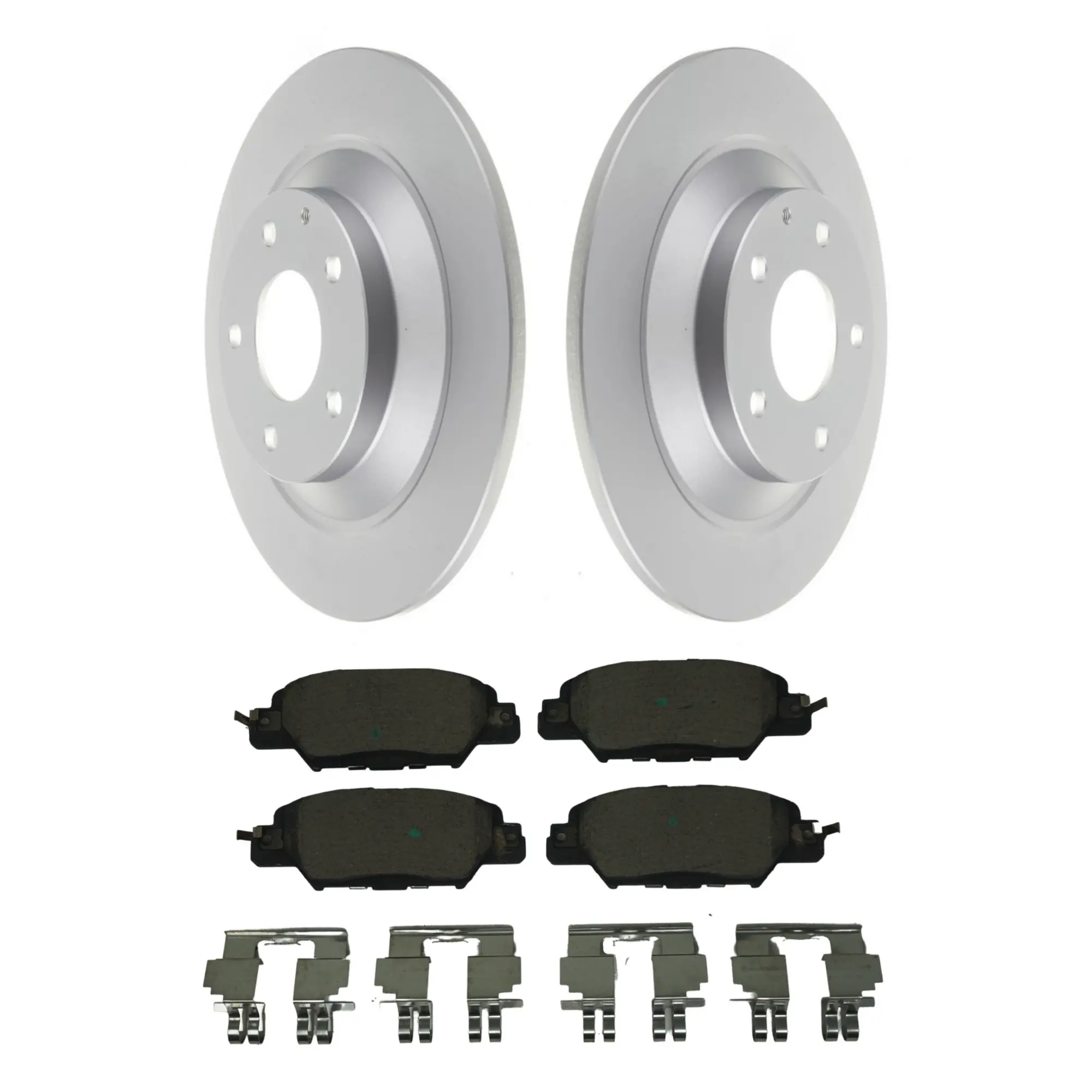 Coated Brake Rotor & Ceramic Pad Kit - image principale du produit