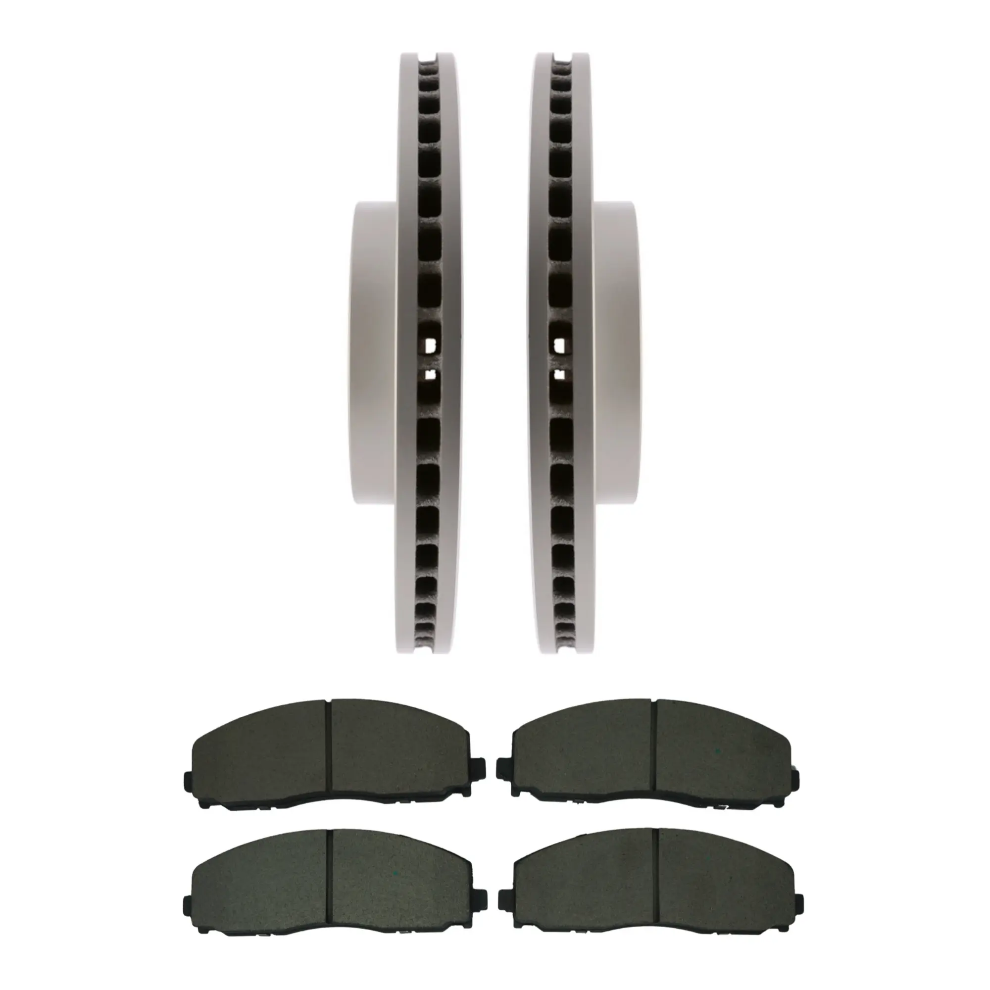 Coated Brake Rotor & Ceramic Pad Kit - image principale du produit