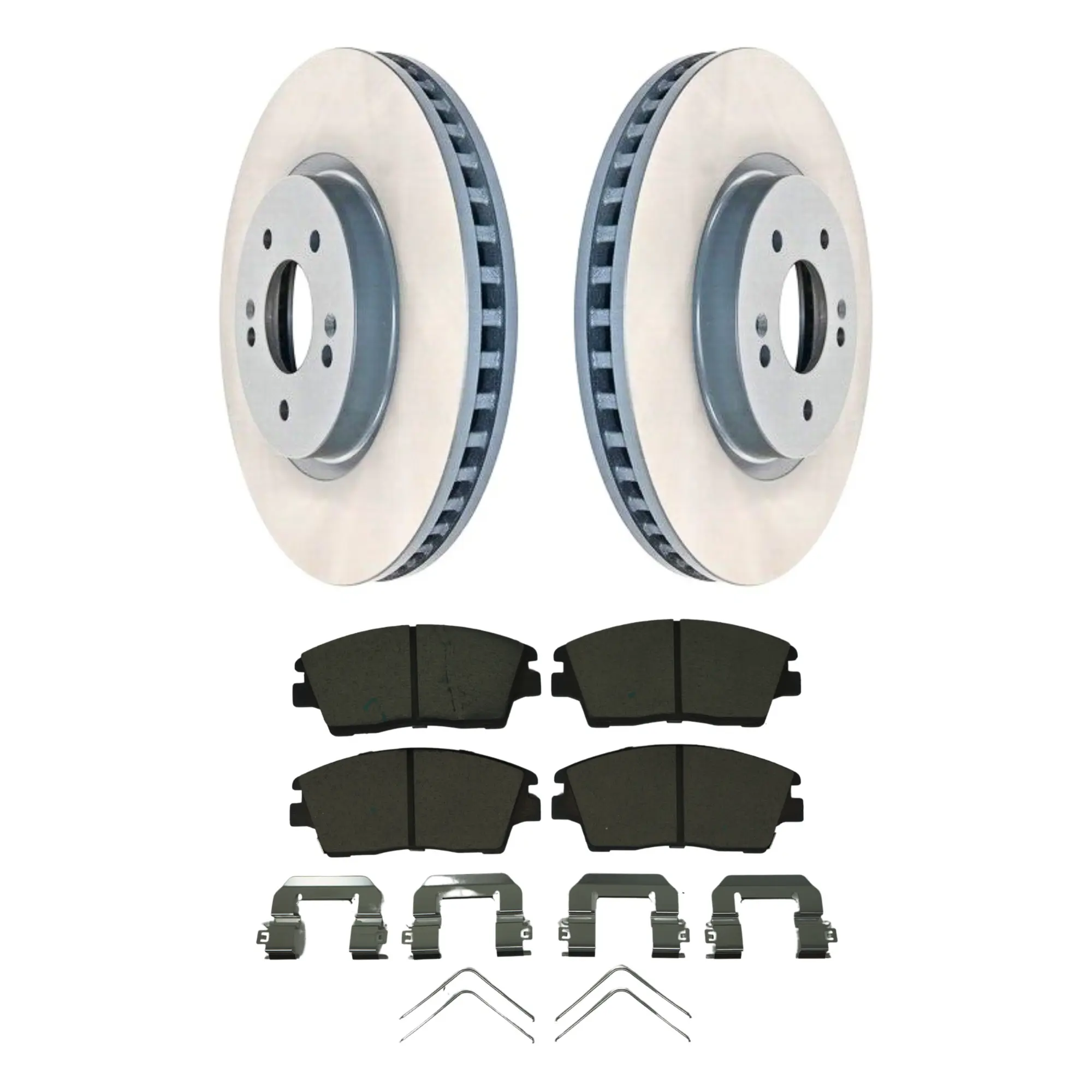 Coated Brake Rotor & Ceramic Pad Kit - image principale du produit