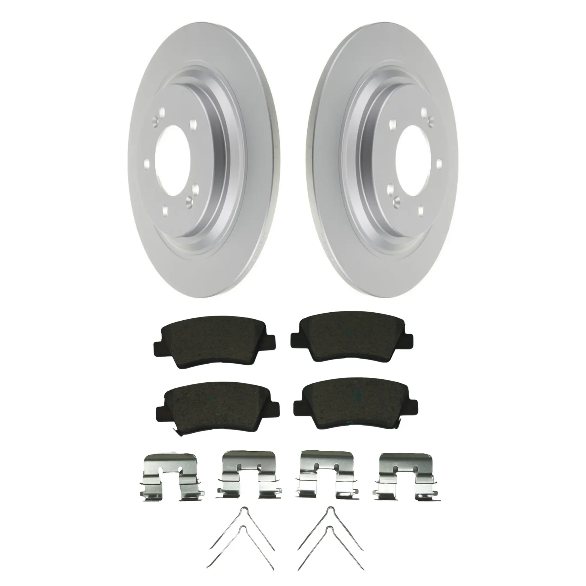 Coated Brake Rotor & Ceramic Pad Kit - image principale du produit
