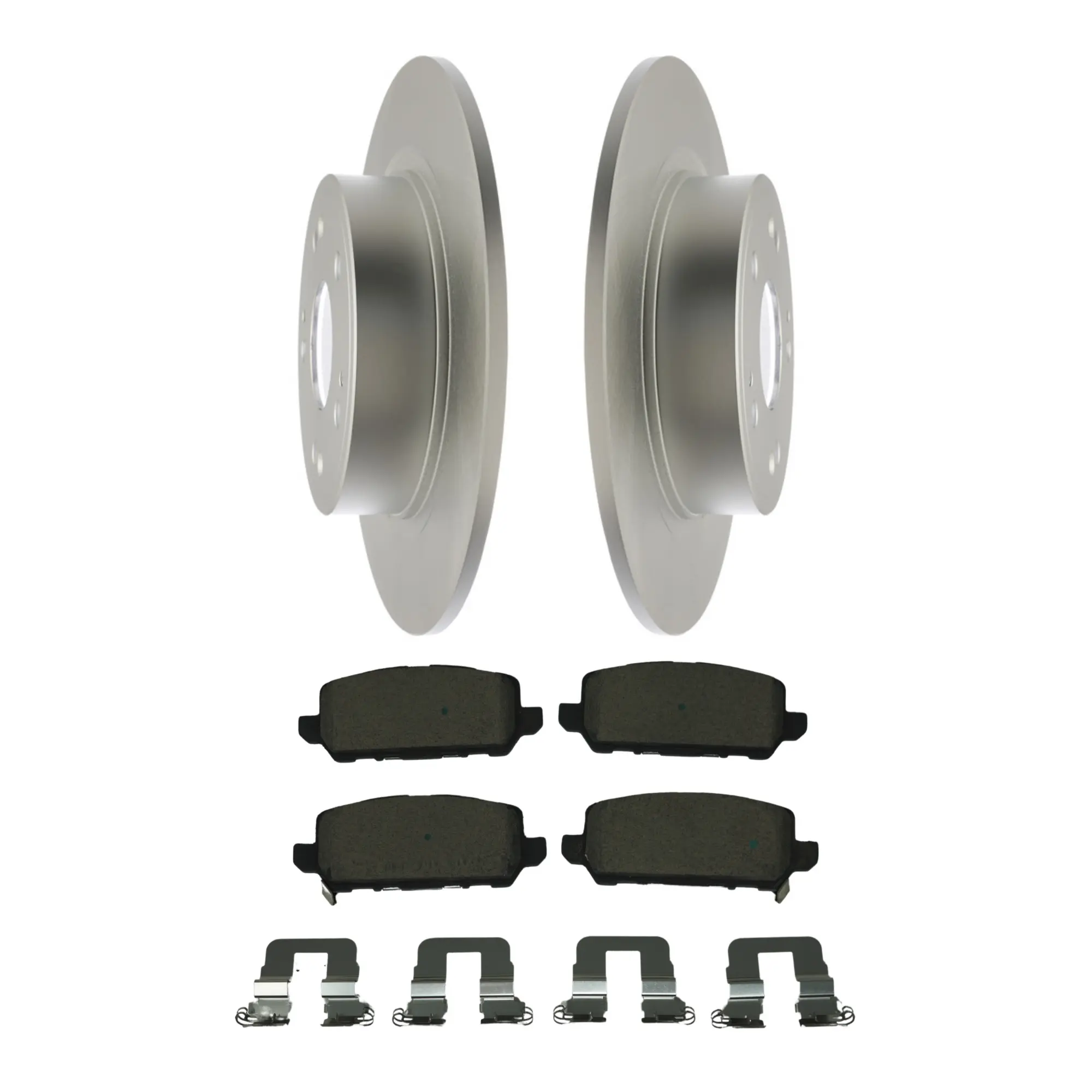 Coated Brake Rotor & Ceramic Pad Kit - image principale du produit