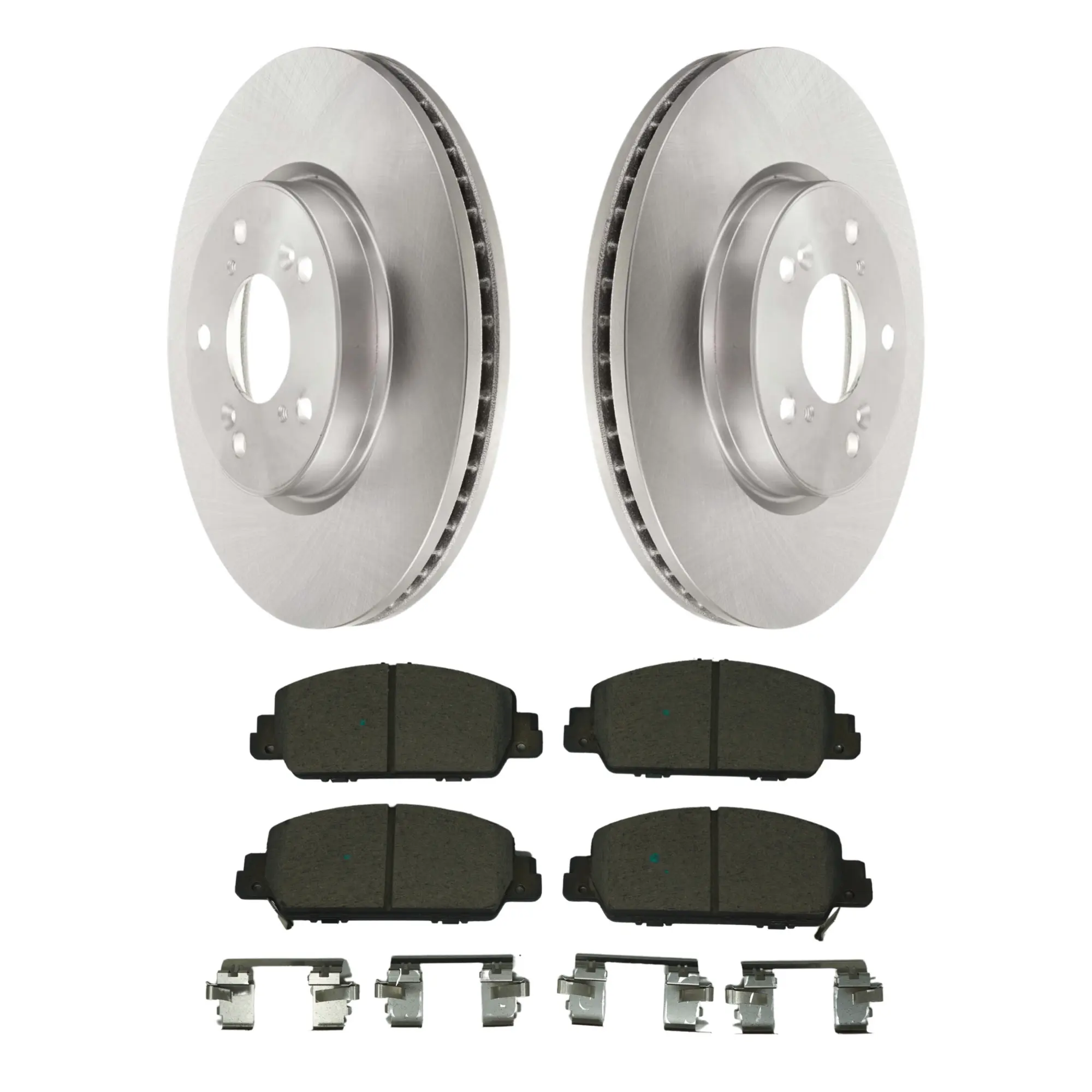 Coated Brake Rotor & Ceramic Pad Kit - main product image
