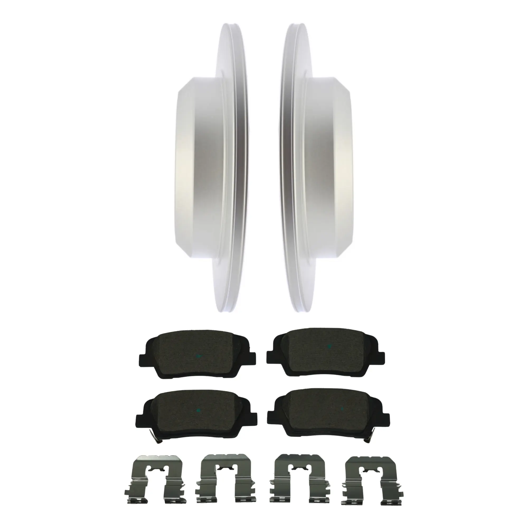 Coated Brake Rotor & Ceramic Pad Kit - image principale du produit