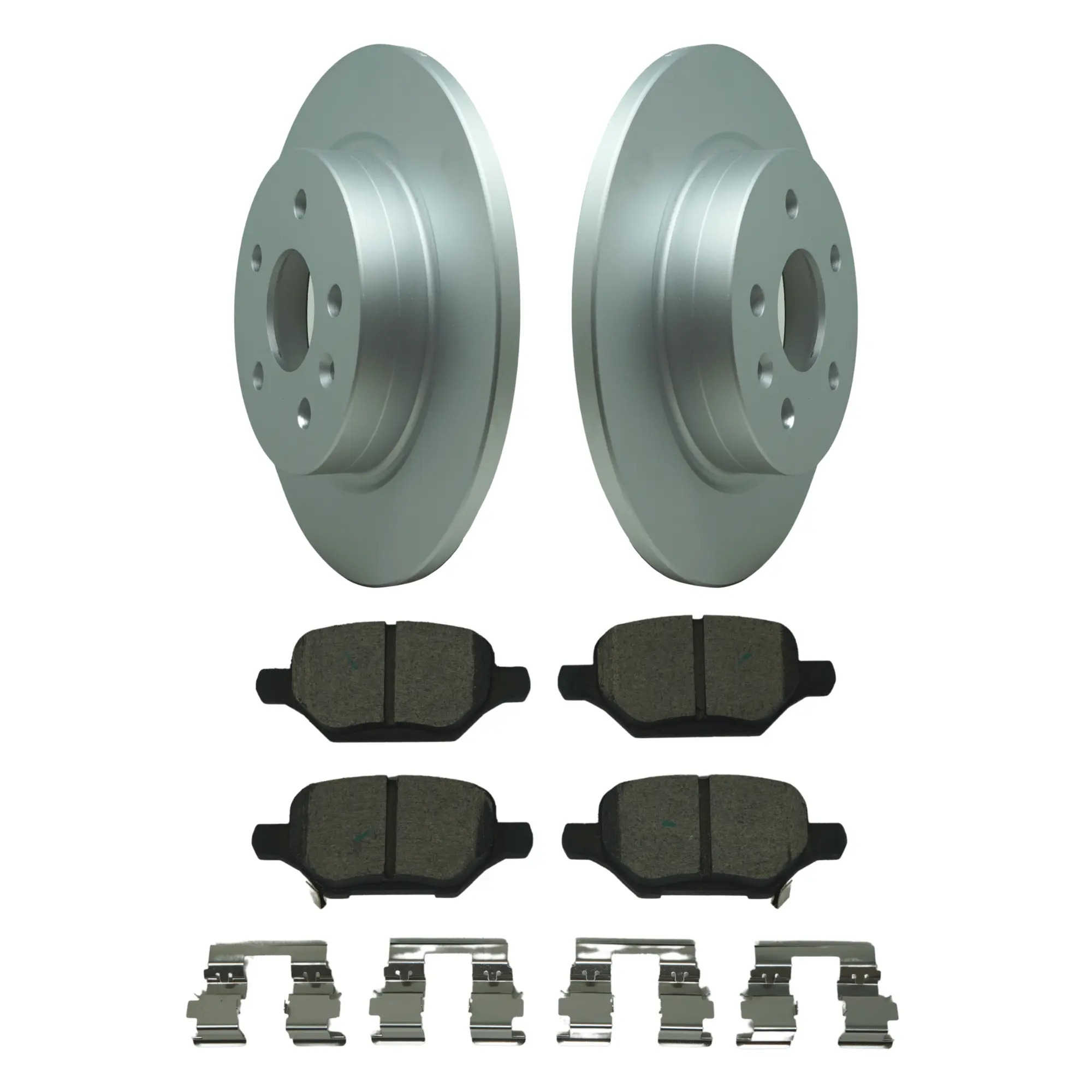 Coated Brake Rotor & Ceramic Pad Kit - image principale du produit