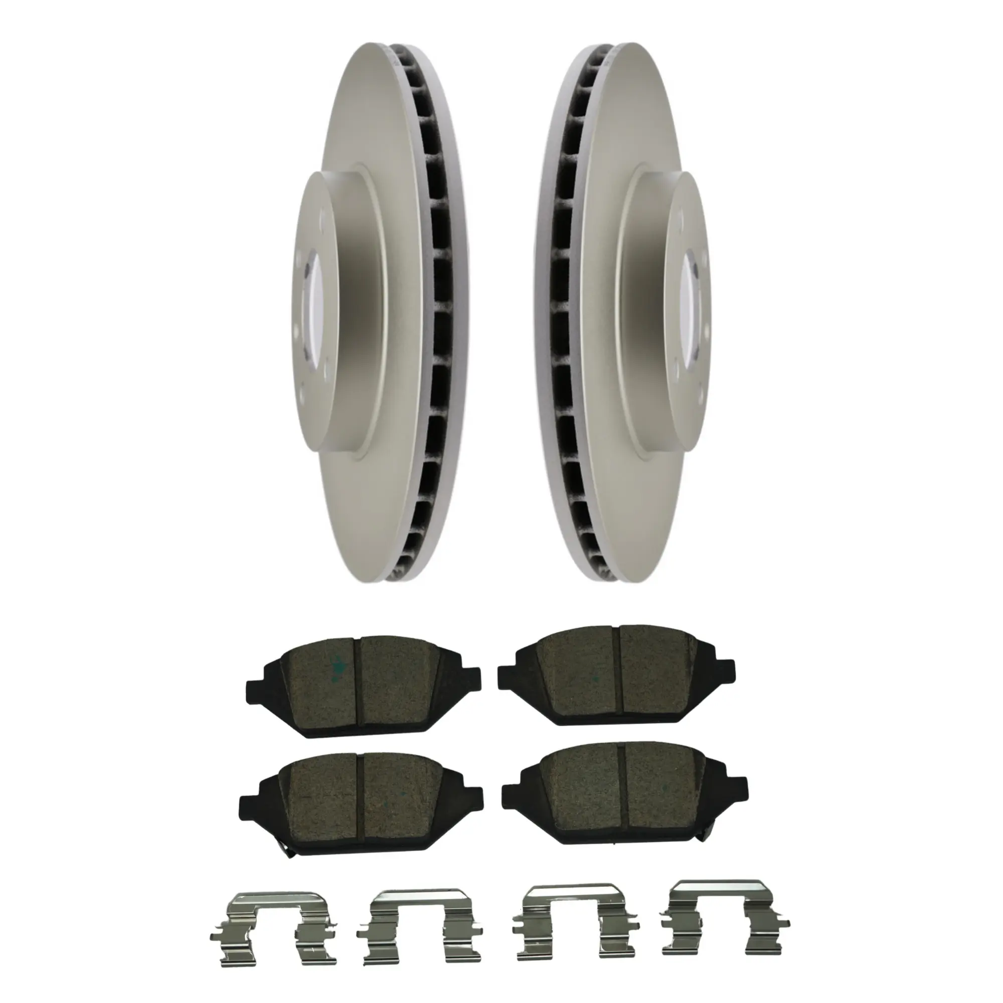 Coated Brake Rotor & Ceramic Pad Kit - image principale du produit