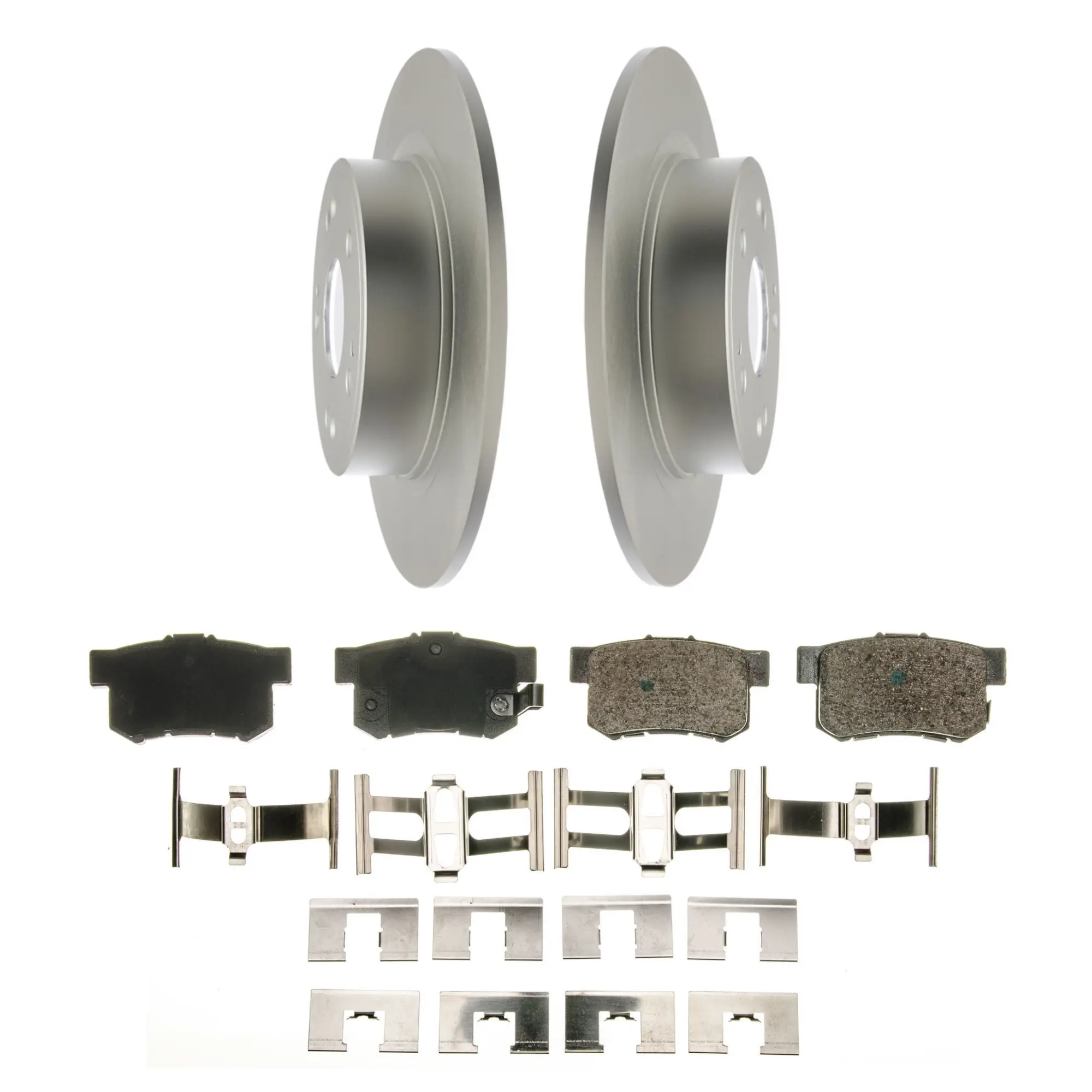 Coated Brake Rotor & Ceramic Pad Kit - main product image