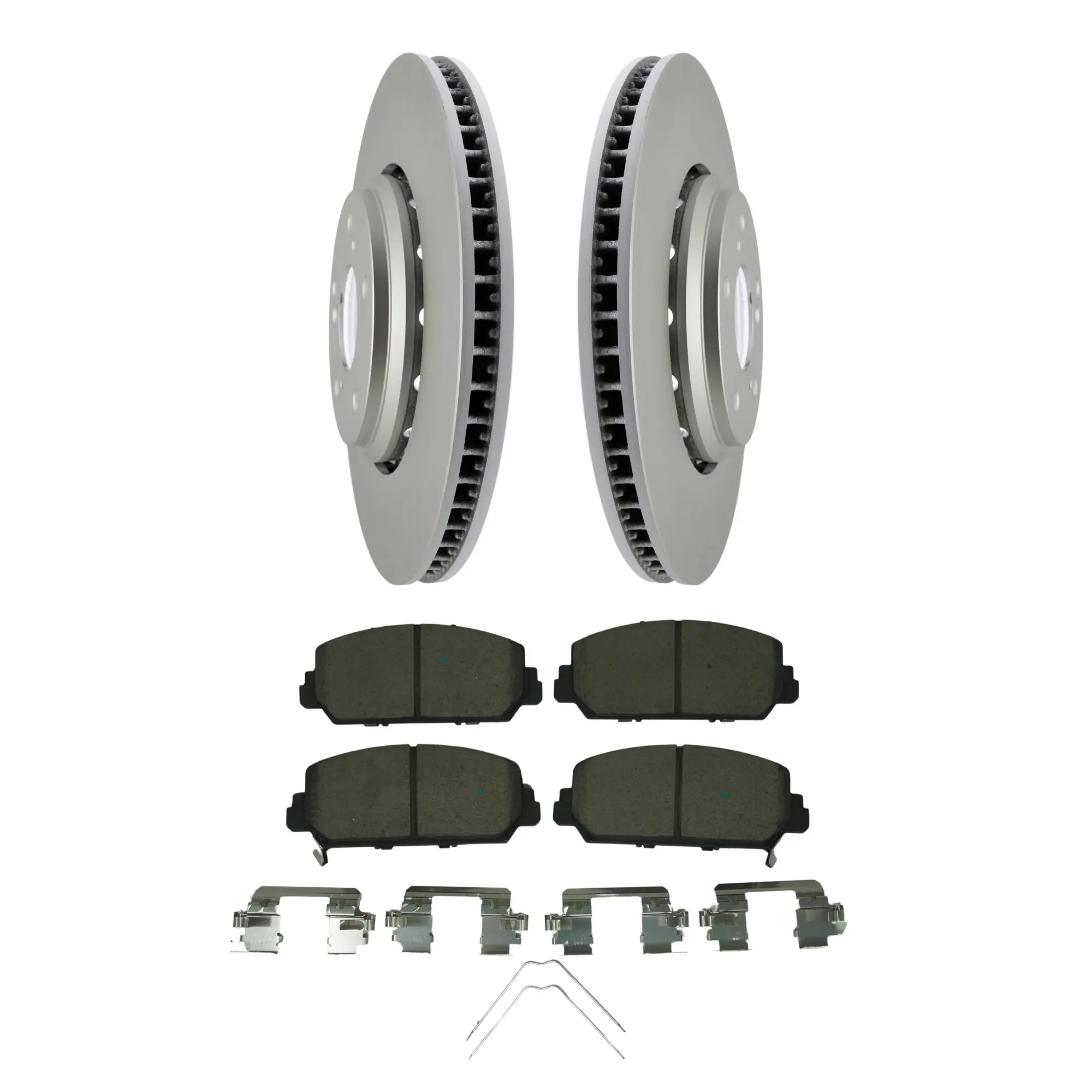 Coated Brake Rotor & Ceramic Pad Kit - image principale du produit