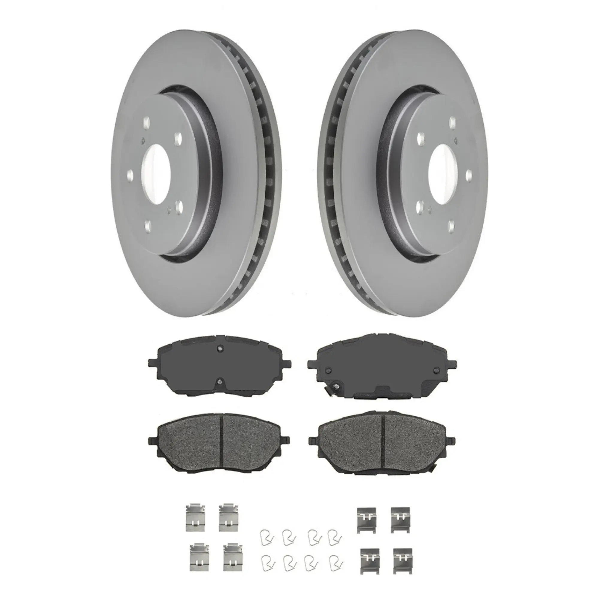 Coated Brake Rotor & Ceramic Pad Kit - image principale du produit