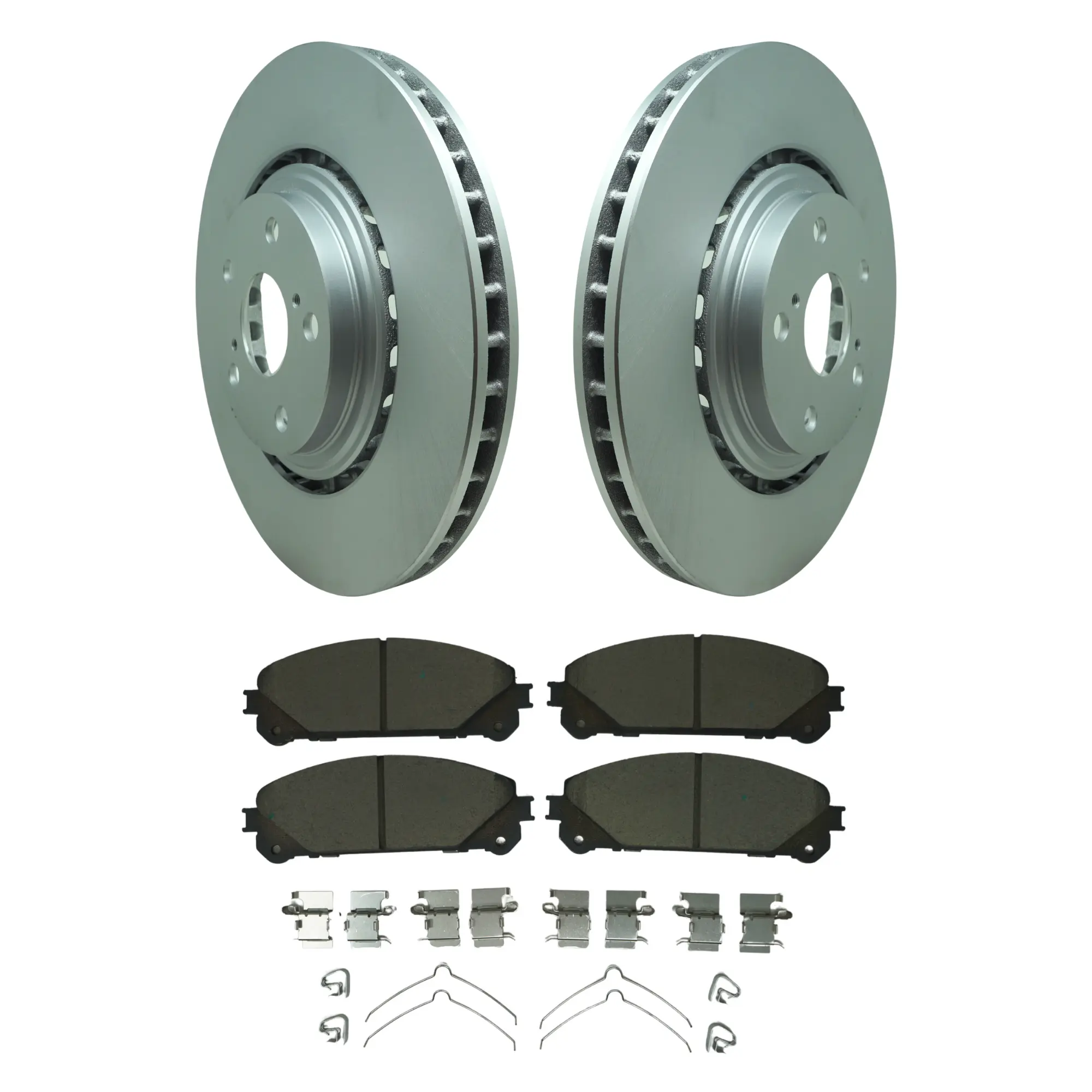 Coated Brake Rotor & Ceramic Pad Kit - image principale du produit