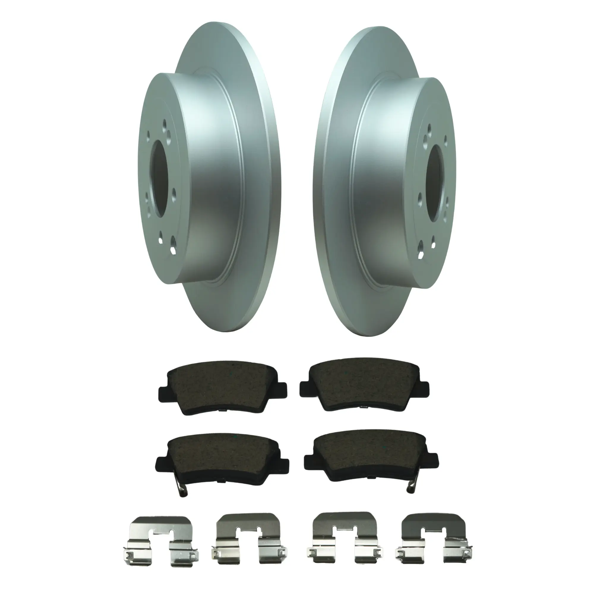Coated Brake Rotor & Ceramic Pad Kit - image principale du produit