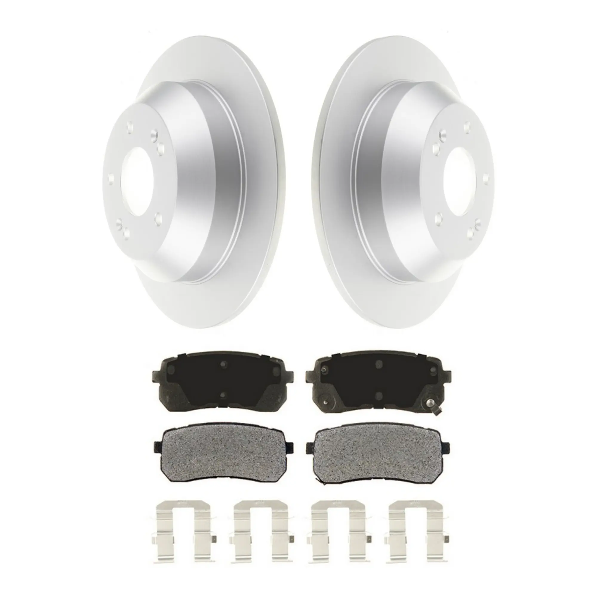 Coated Brake Rotor & Ceramic Pad Kit - image principale du produit