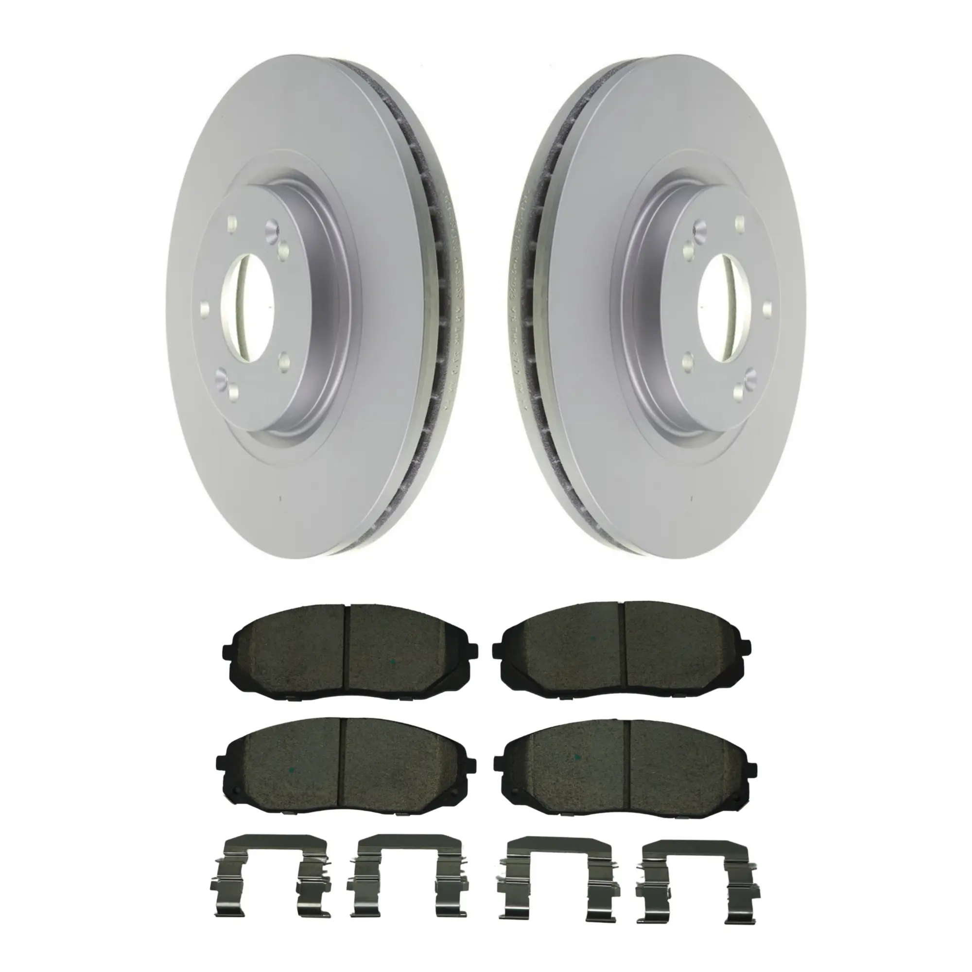 Coated Brake Rotor & Ceramic Pad Kit - image principale du produit